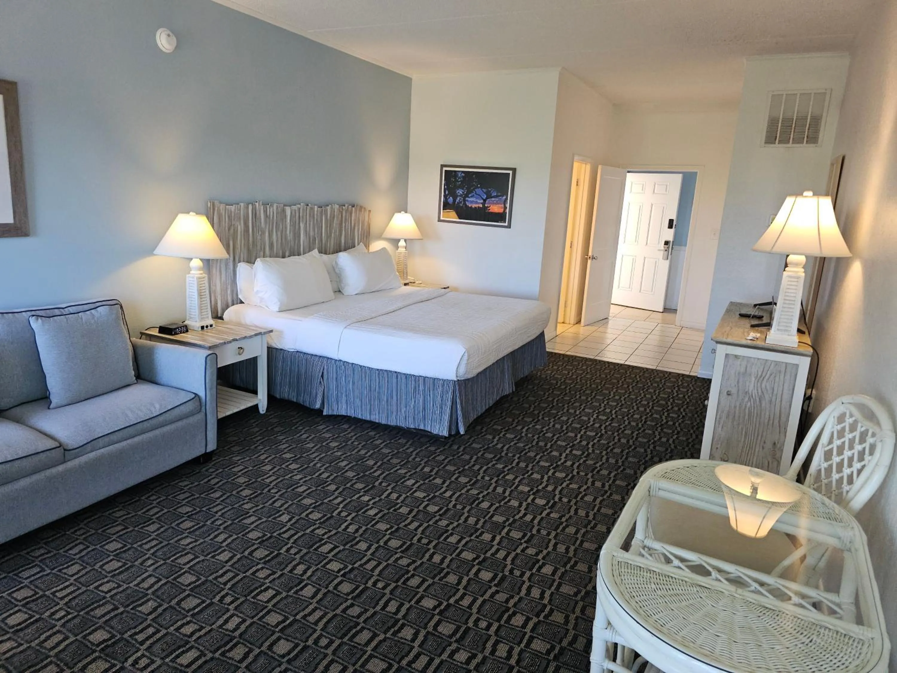 Bed in Surf Side Hotel