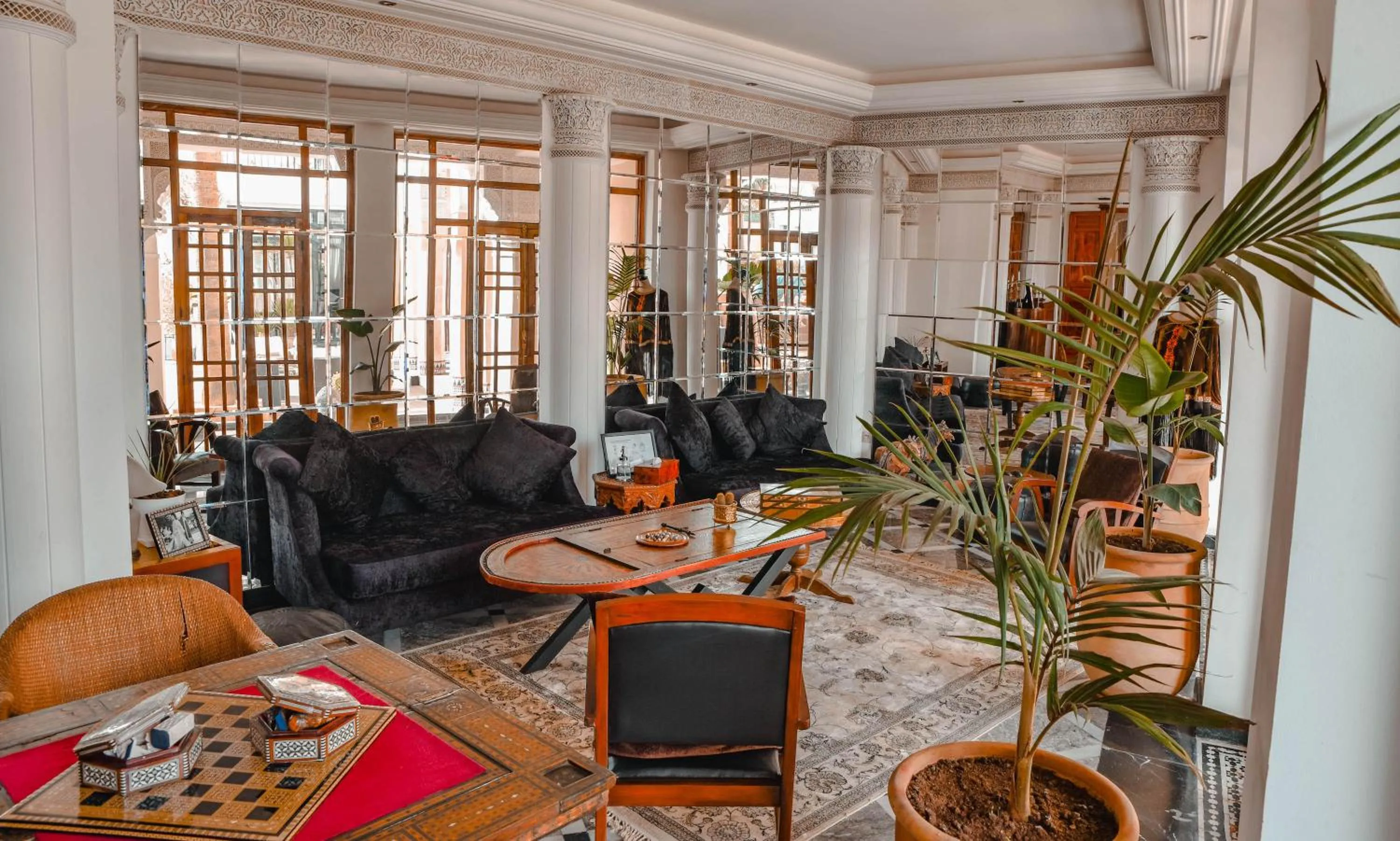 Seating area in Riad Mayfez Suites & Spa