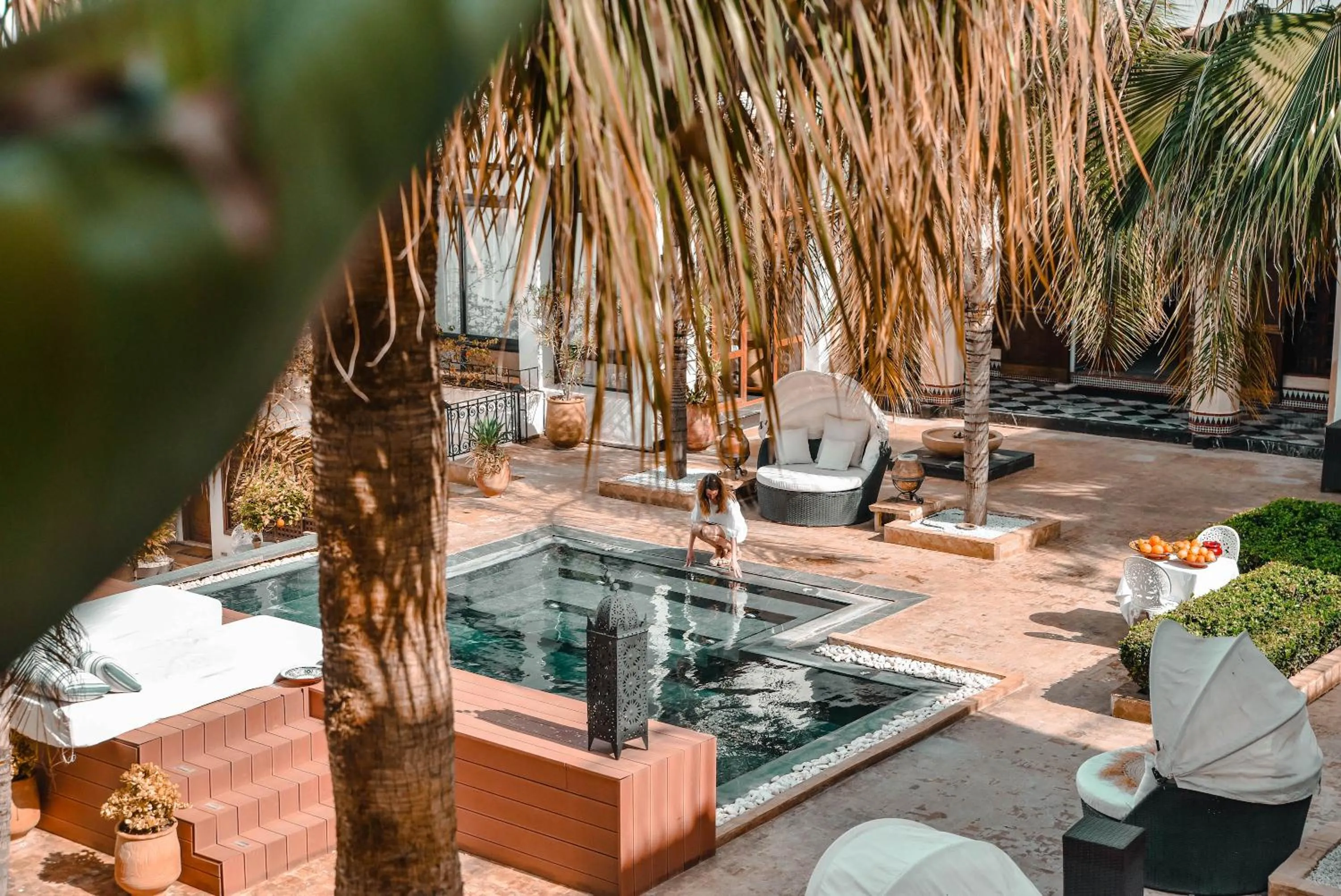 Patio in Riad Mayfez Suites & Spa