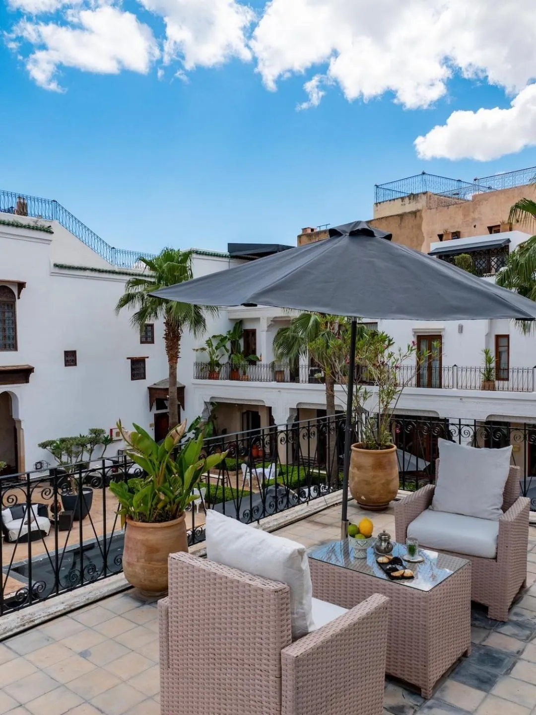 Balcony/Terrace in Riad Mayfez Suites & Spa