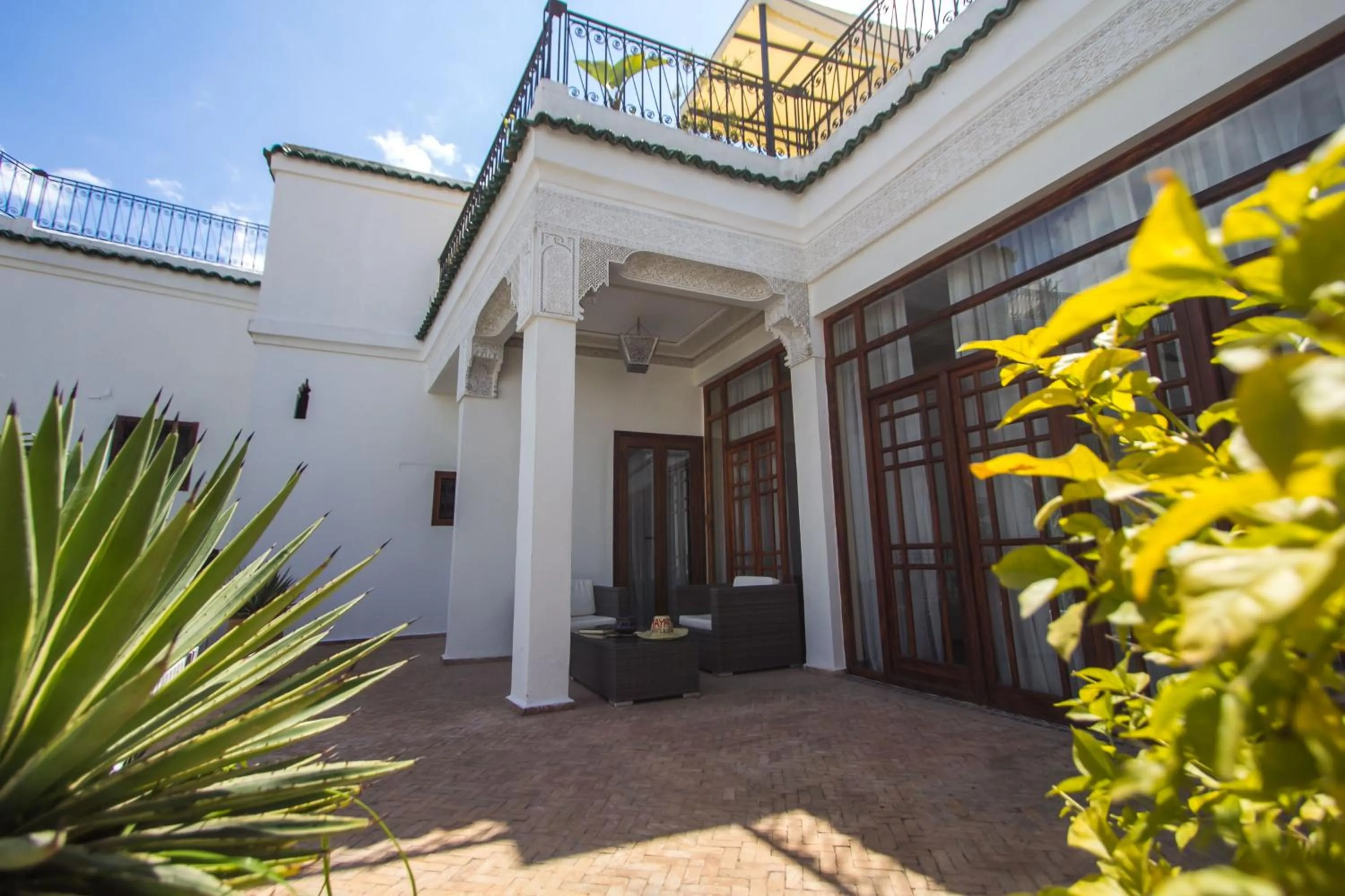 Balcony/Terrace in Riad Mayfez Suites & Spa