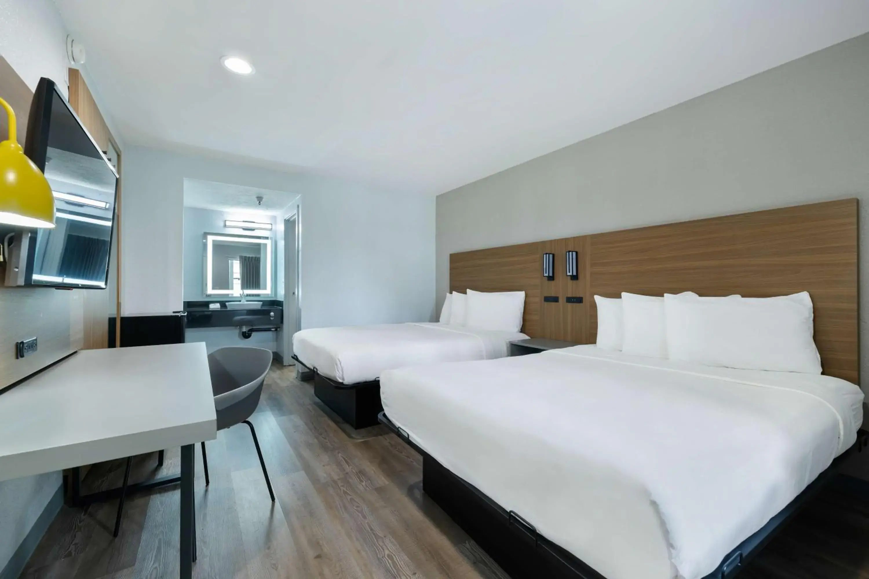 Bedroom, Bed in Motel 6-Santa Ana, CA Bedroom, Bed in Motel 6-Santa Ana, CA