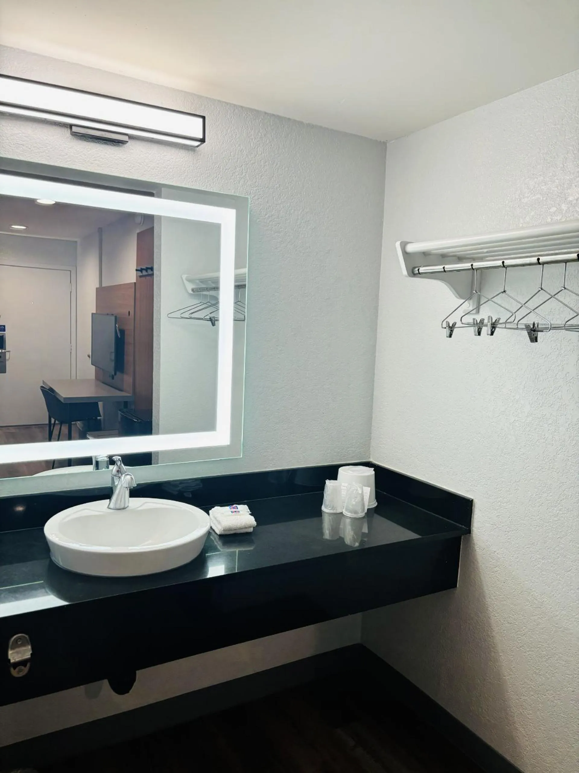 Bathroom in Motel 6-Santa Ana, CA