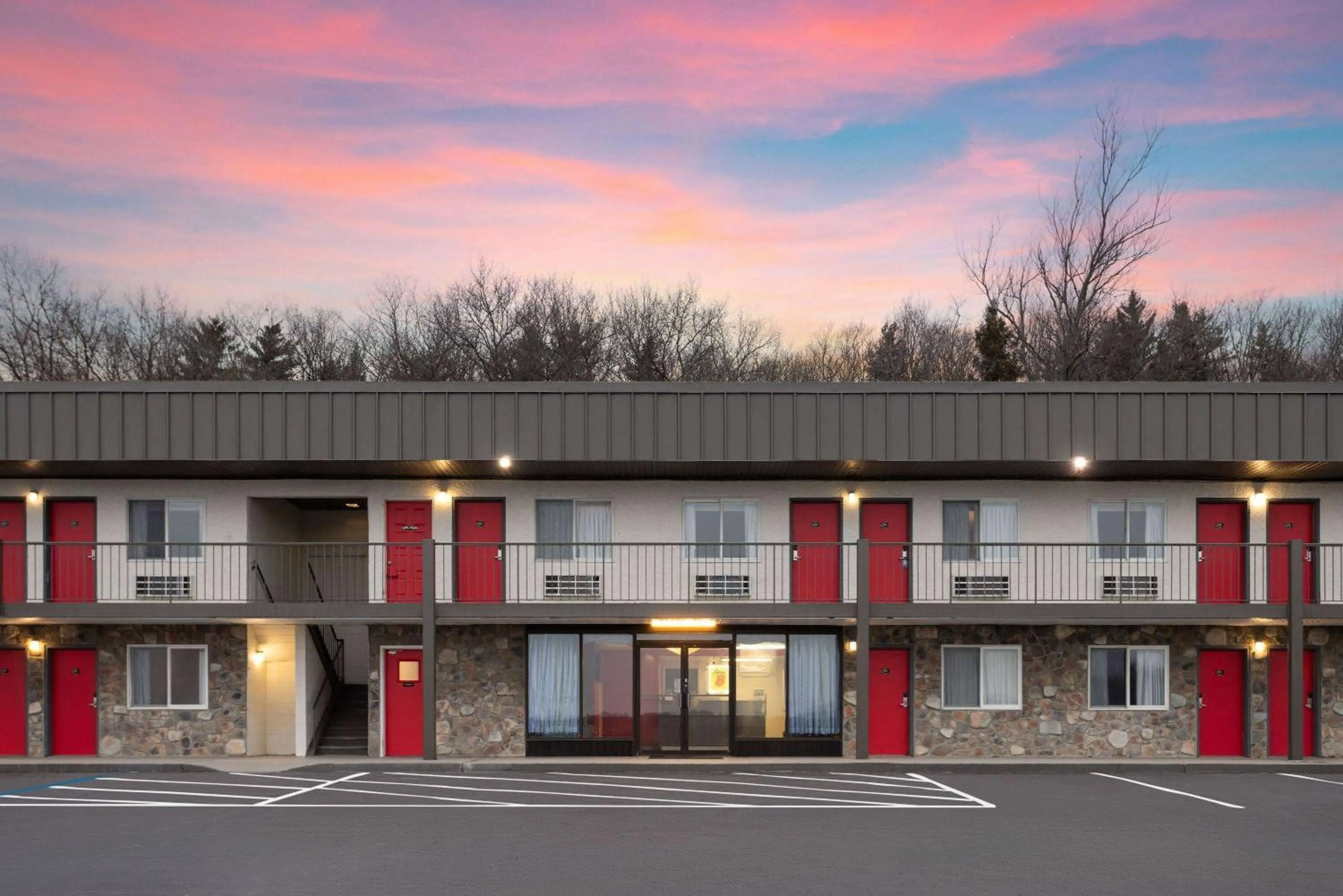 Property building in Super 8 by Wyndham Hazleton