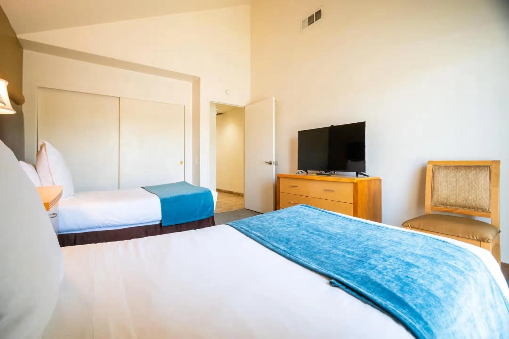 Bed in Desert Breezes Resort