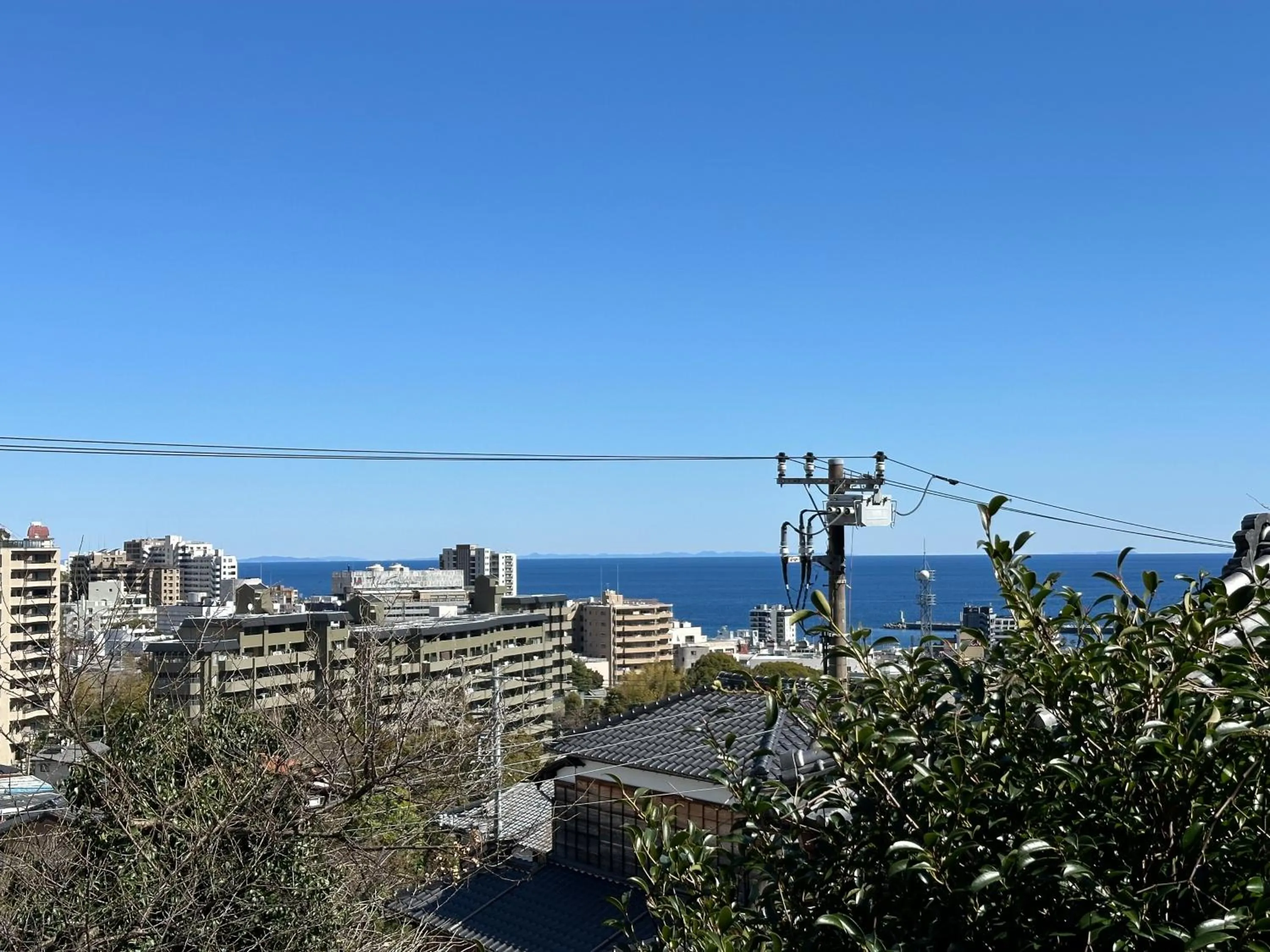 Sea view in Atami Ikyuan 熱海一休庵