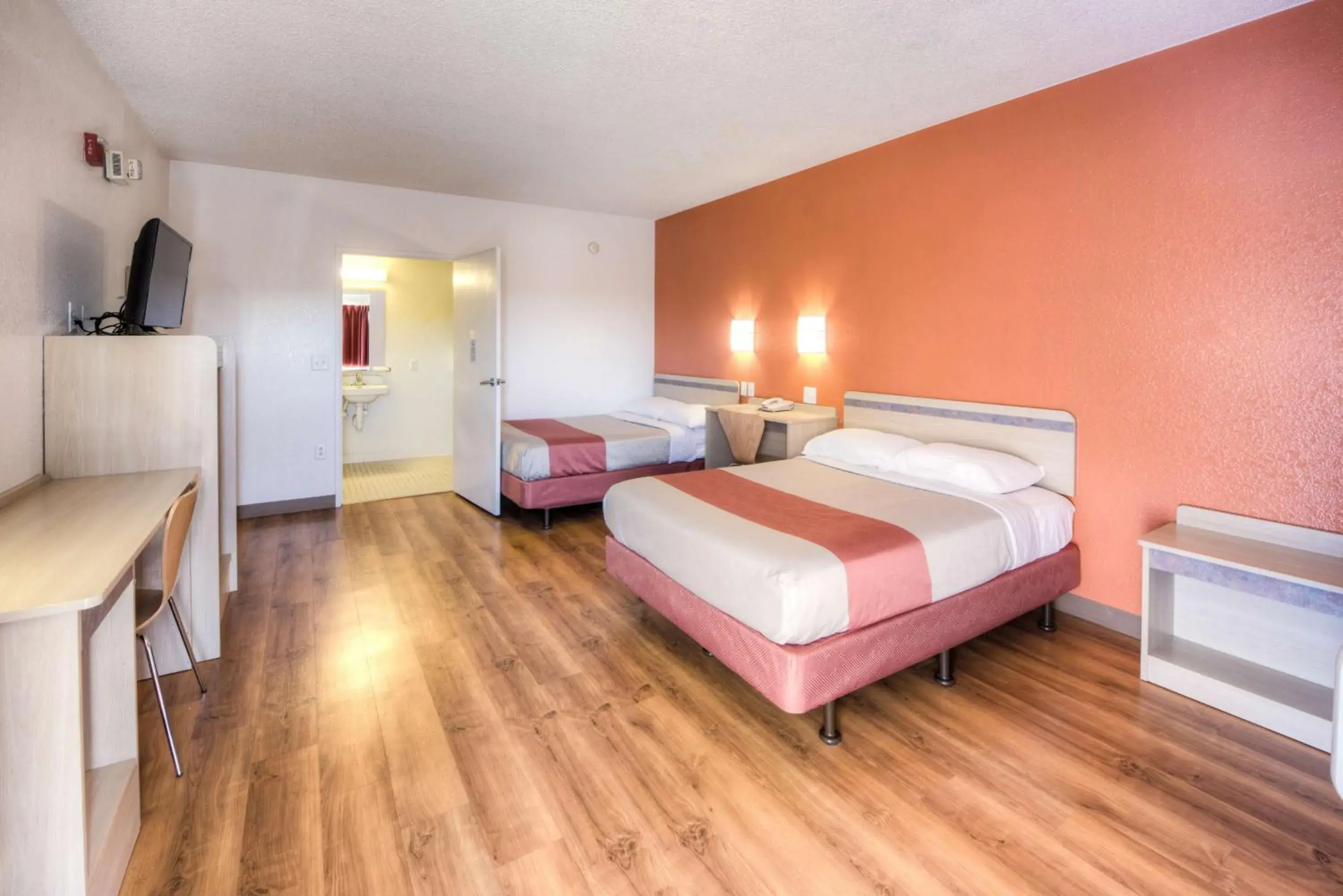 Photo of the whole room, Bed in Motel 6-Niantic, CT - New London Photo of the whole room, Bed in Motel 6-Niantic, CT - New London