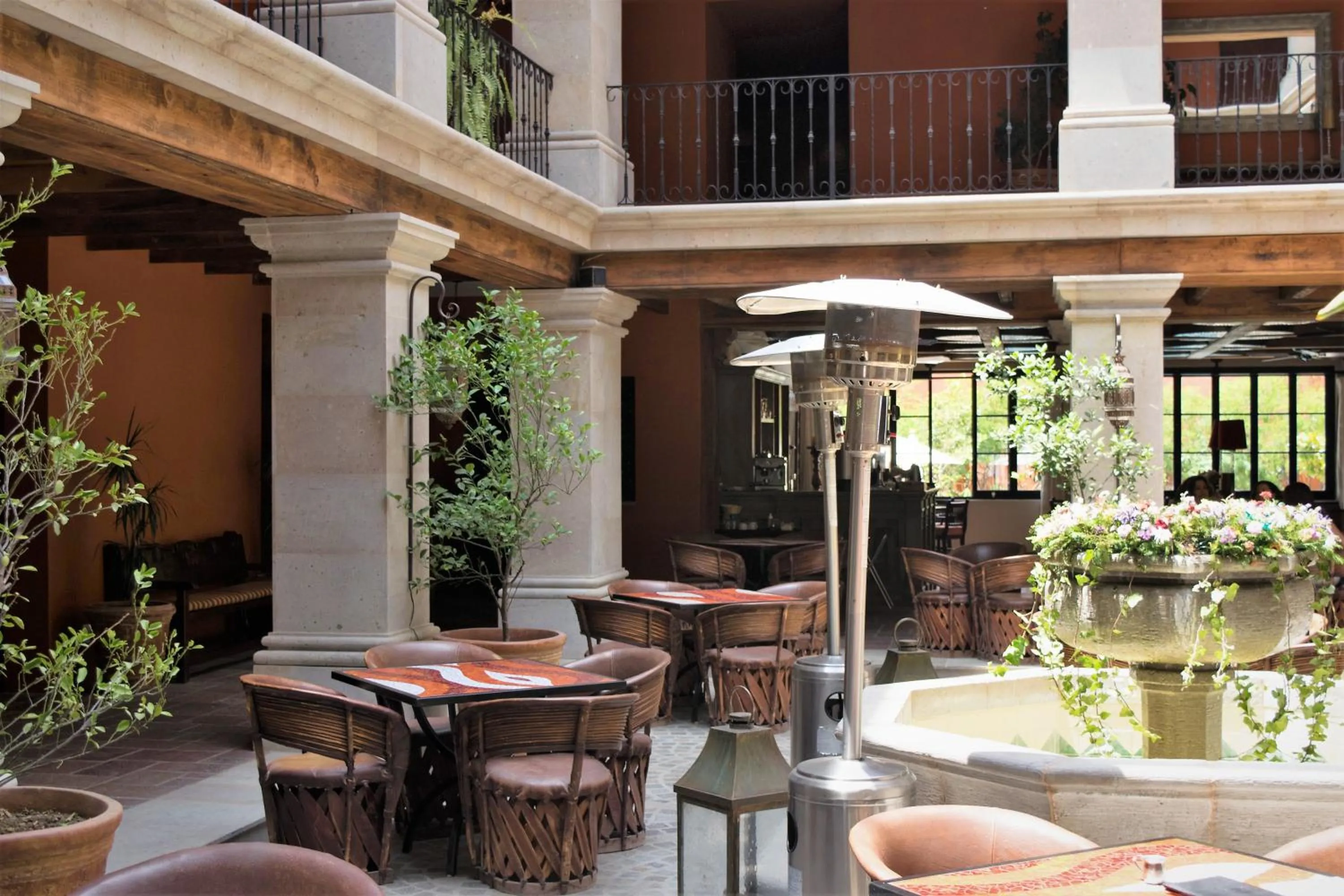 Patio in Hotel Casa Primavera Boutique & Spa