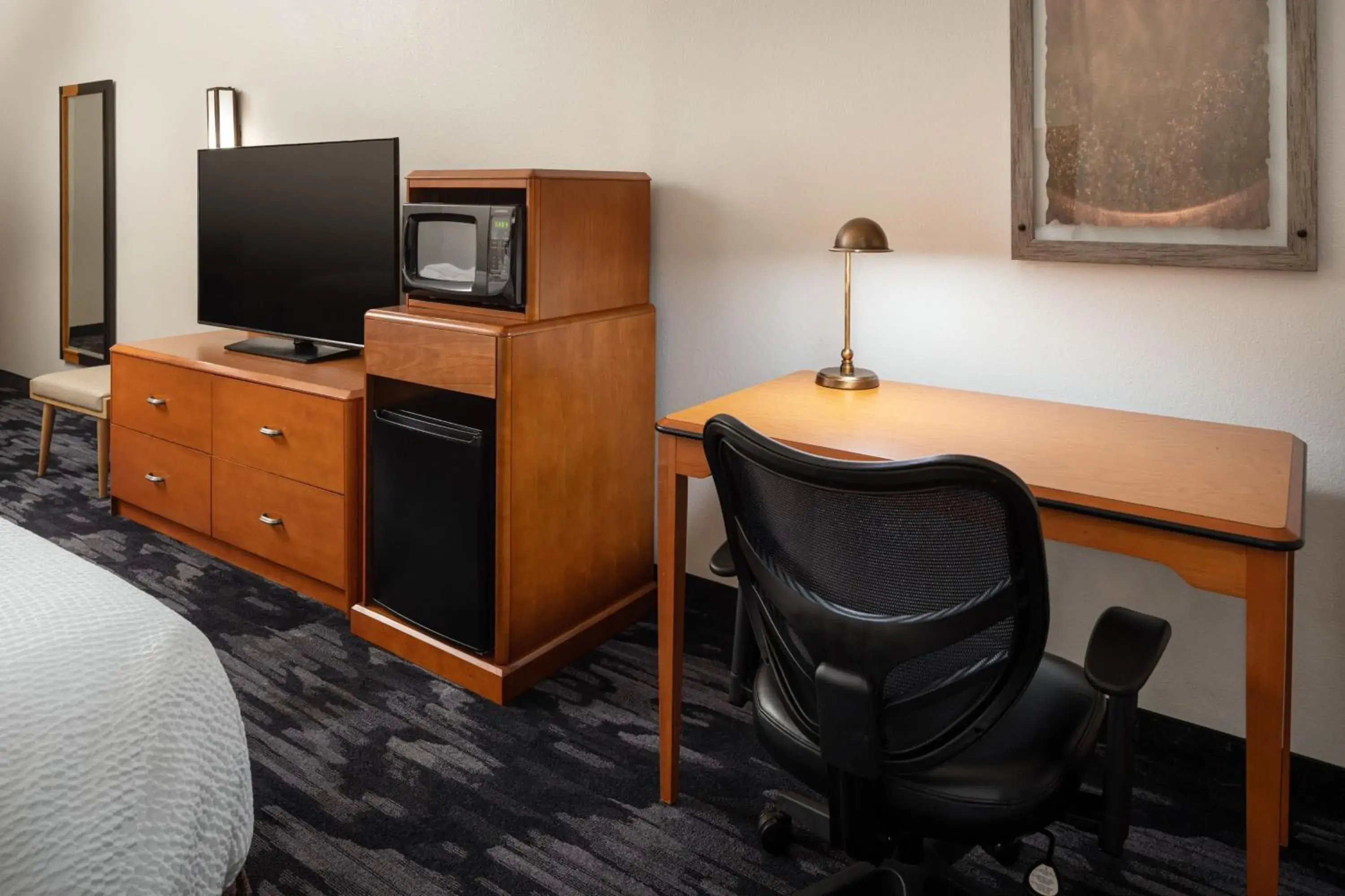 King Room with Adapted Tub - Mobility Accessible in Fairfield Inn & Suites by Marriott Visalia Tulare King Room with Adapted Tub - Mobility Accessible in Fairfield Inn & Suites by Marriott Visalia Tulare