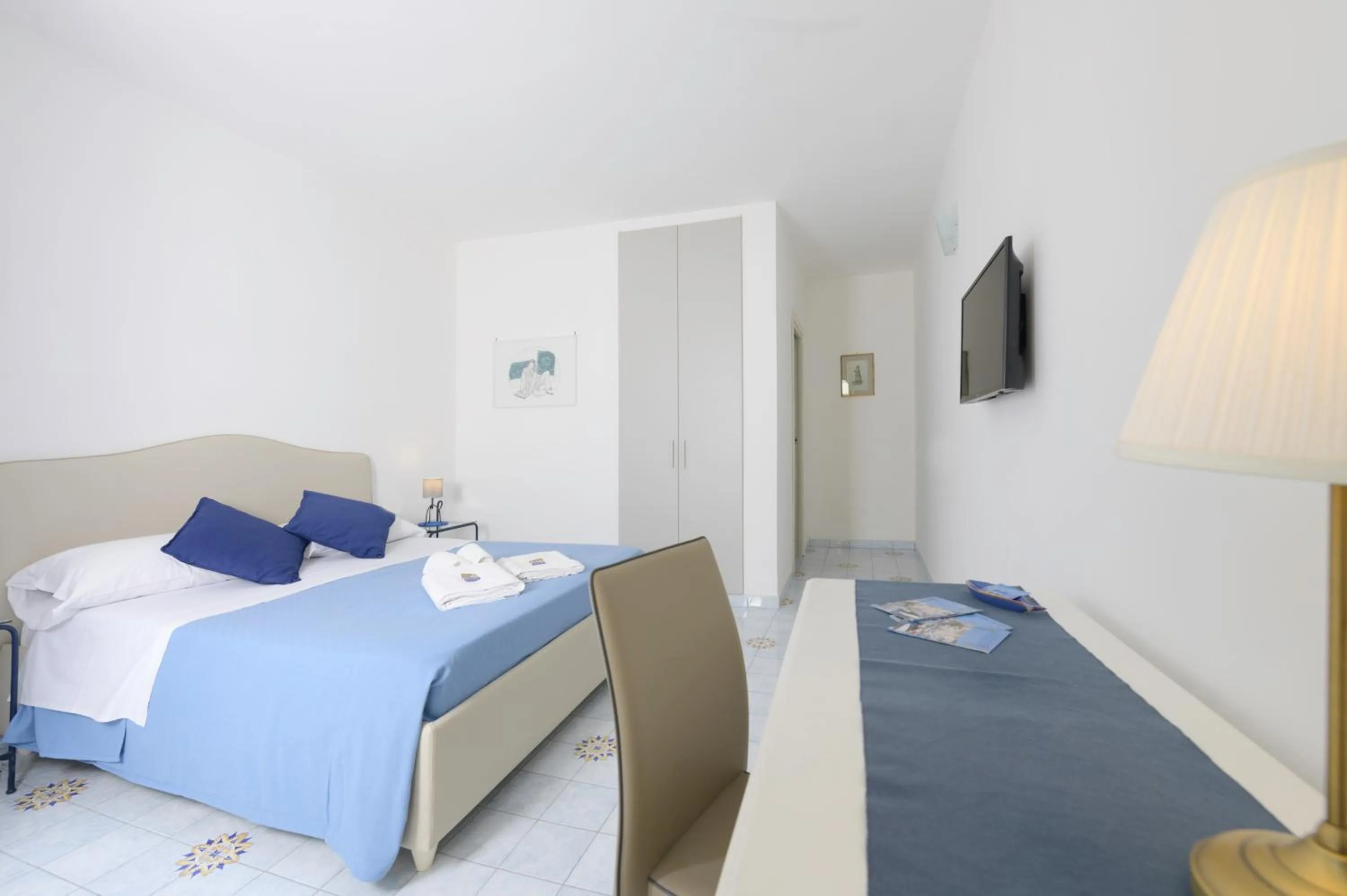 Bed in B&B Mediterraneo