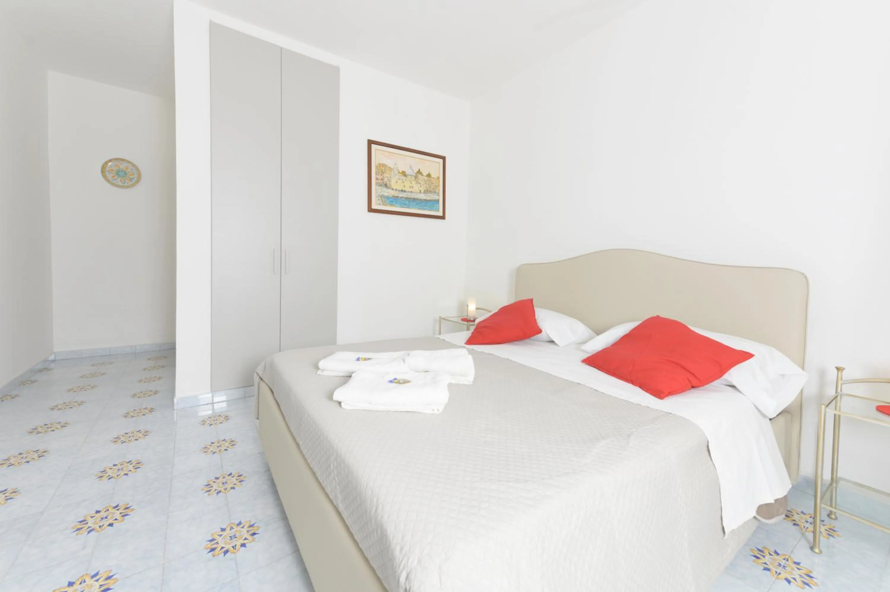 Bed in B&B Mediterraneo