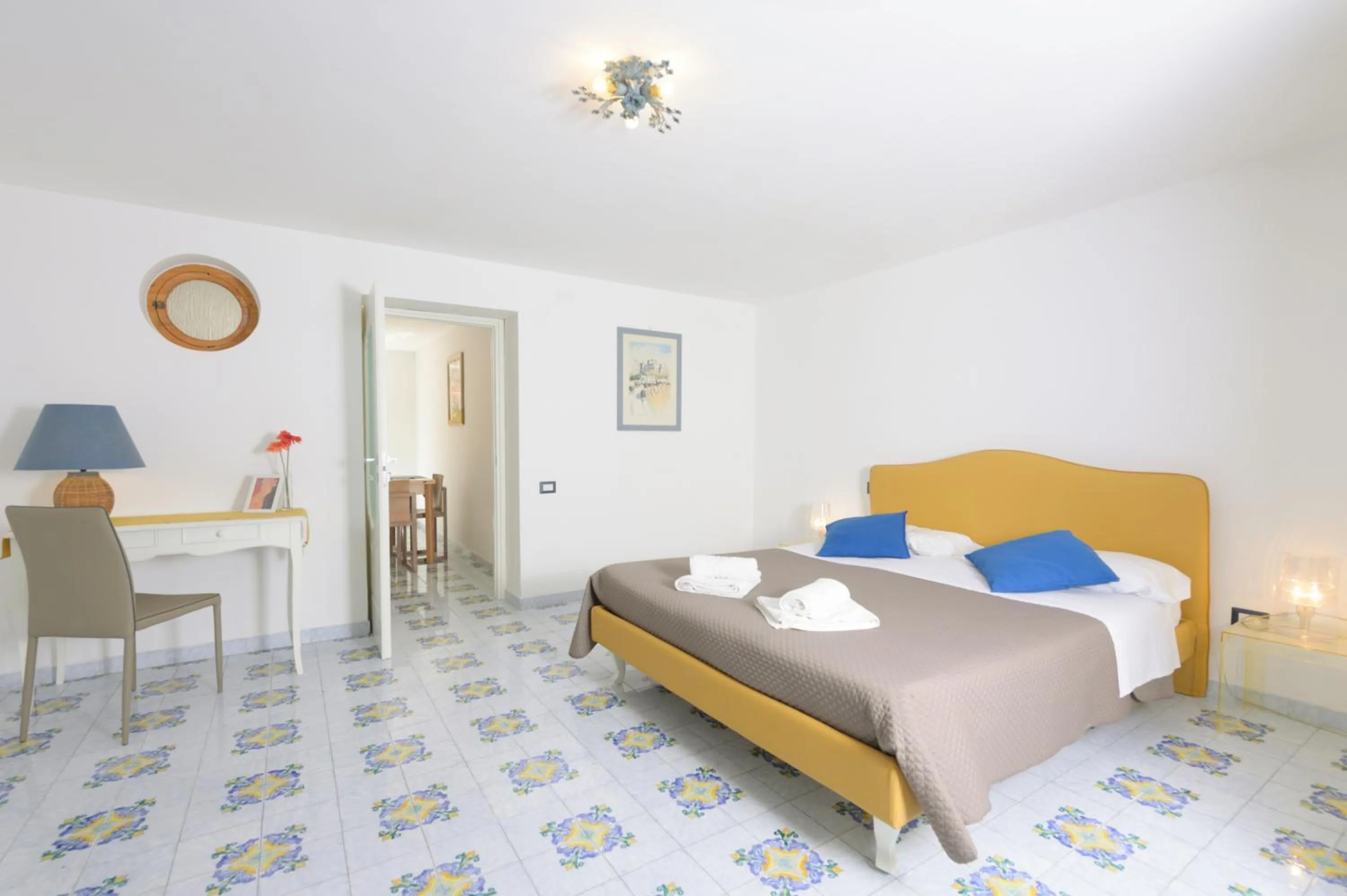 Bed in B&B Mediterraneo