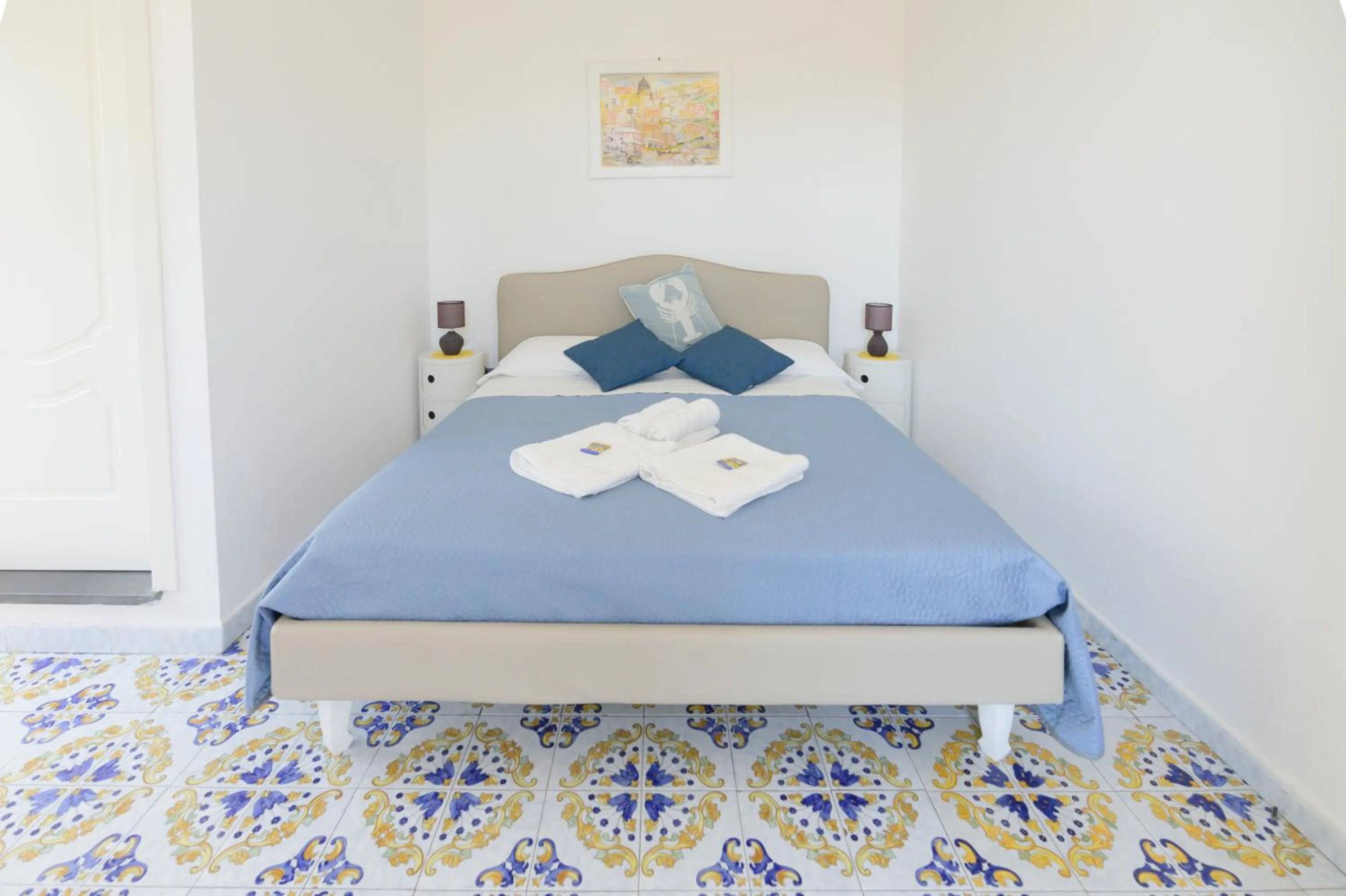 Bed in B&B Mediterraneo