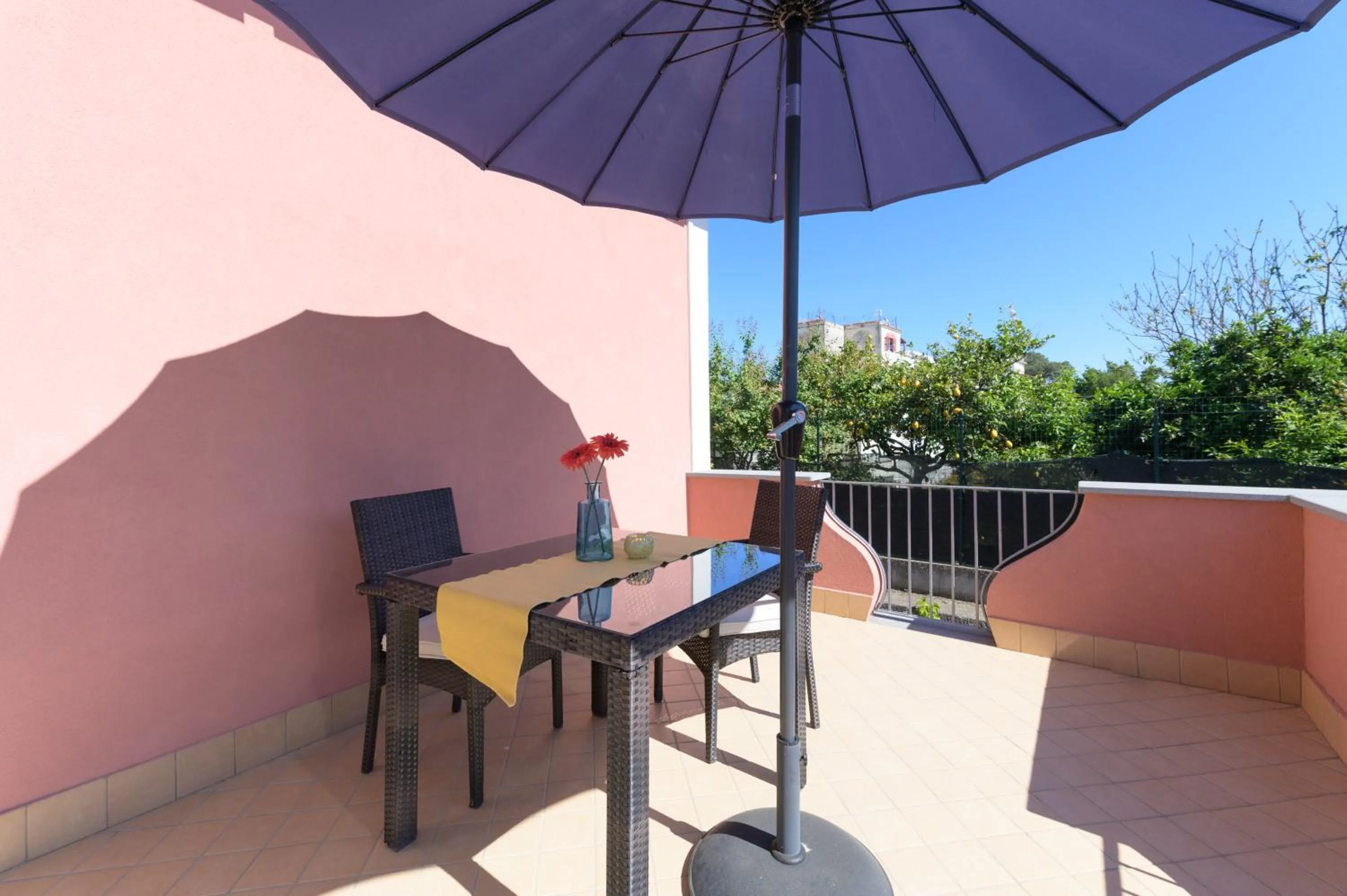 Balcony/Terrace in B&B Mediterraneo