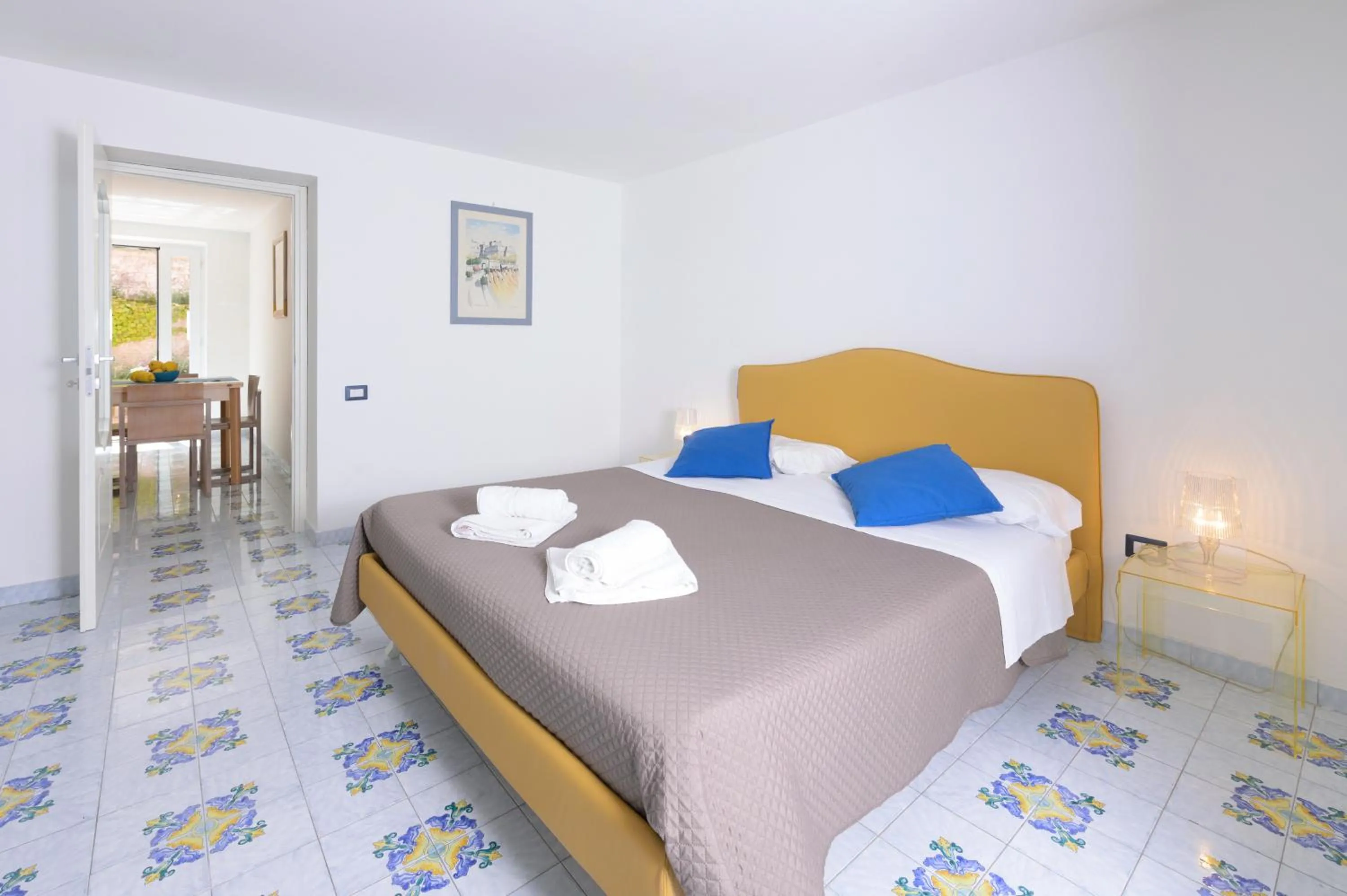 Bed in B&B Mediterraneo