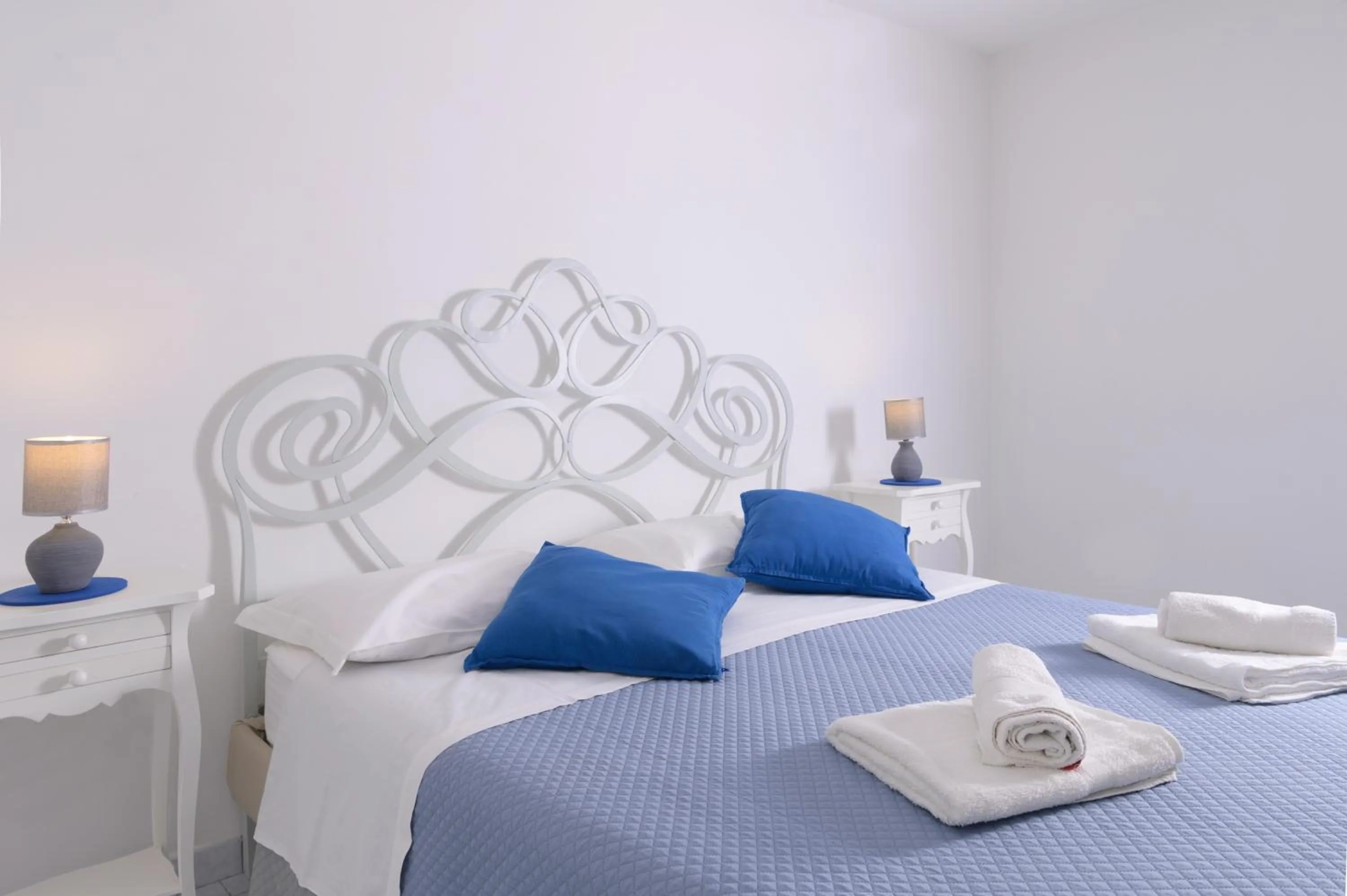 Bed in B&B Mediterraneo