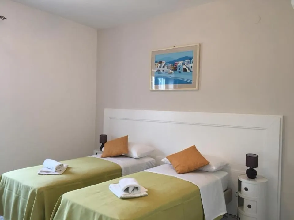 Bed in B&B Mediterraneo