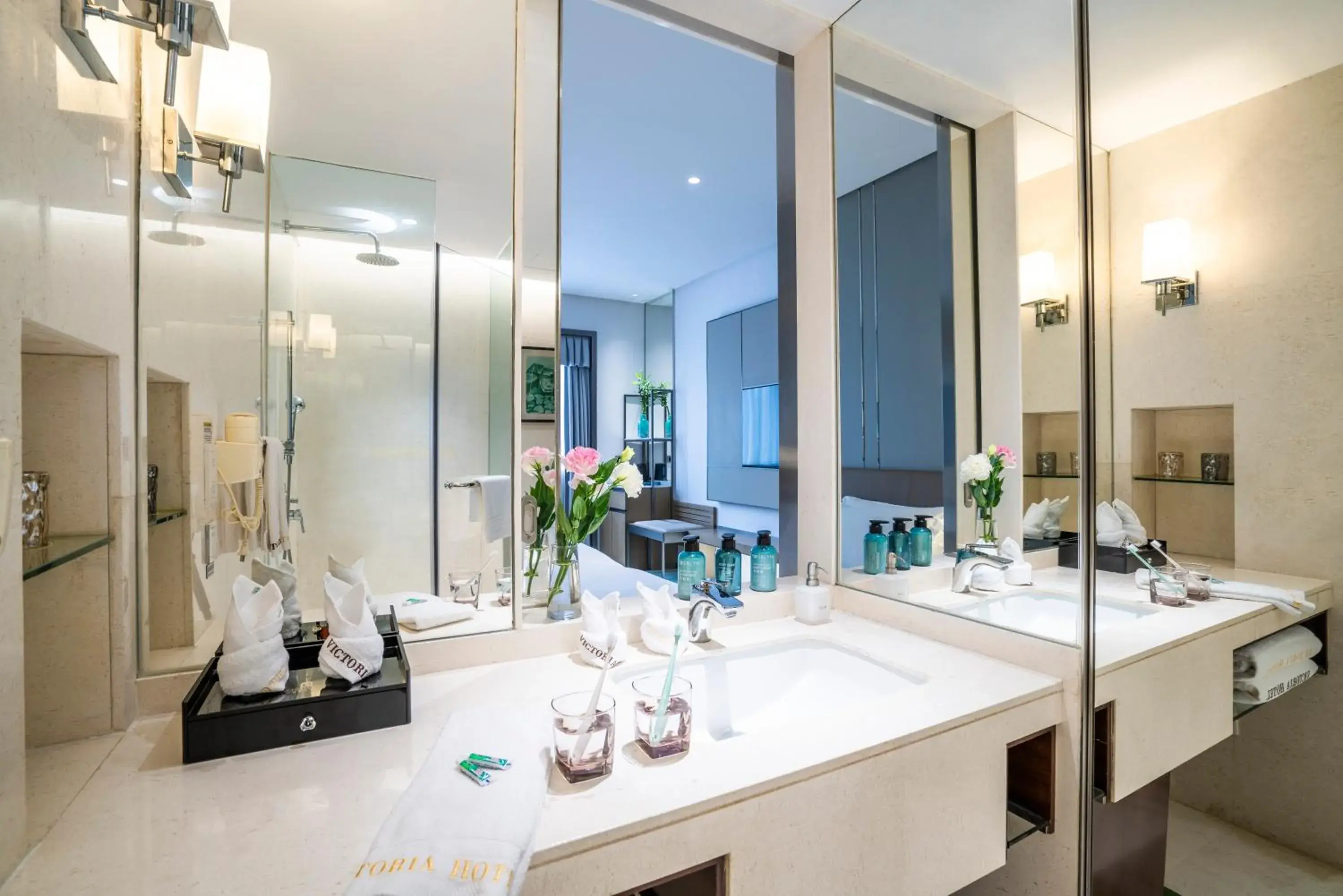 Comfort Twin Room in Victoria Hotel Guangzhou Zhujiang New Town Comfort Twin Room in Victoria Hotel Guangzhou Zhujiang New Town