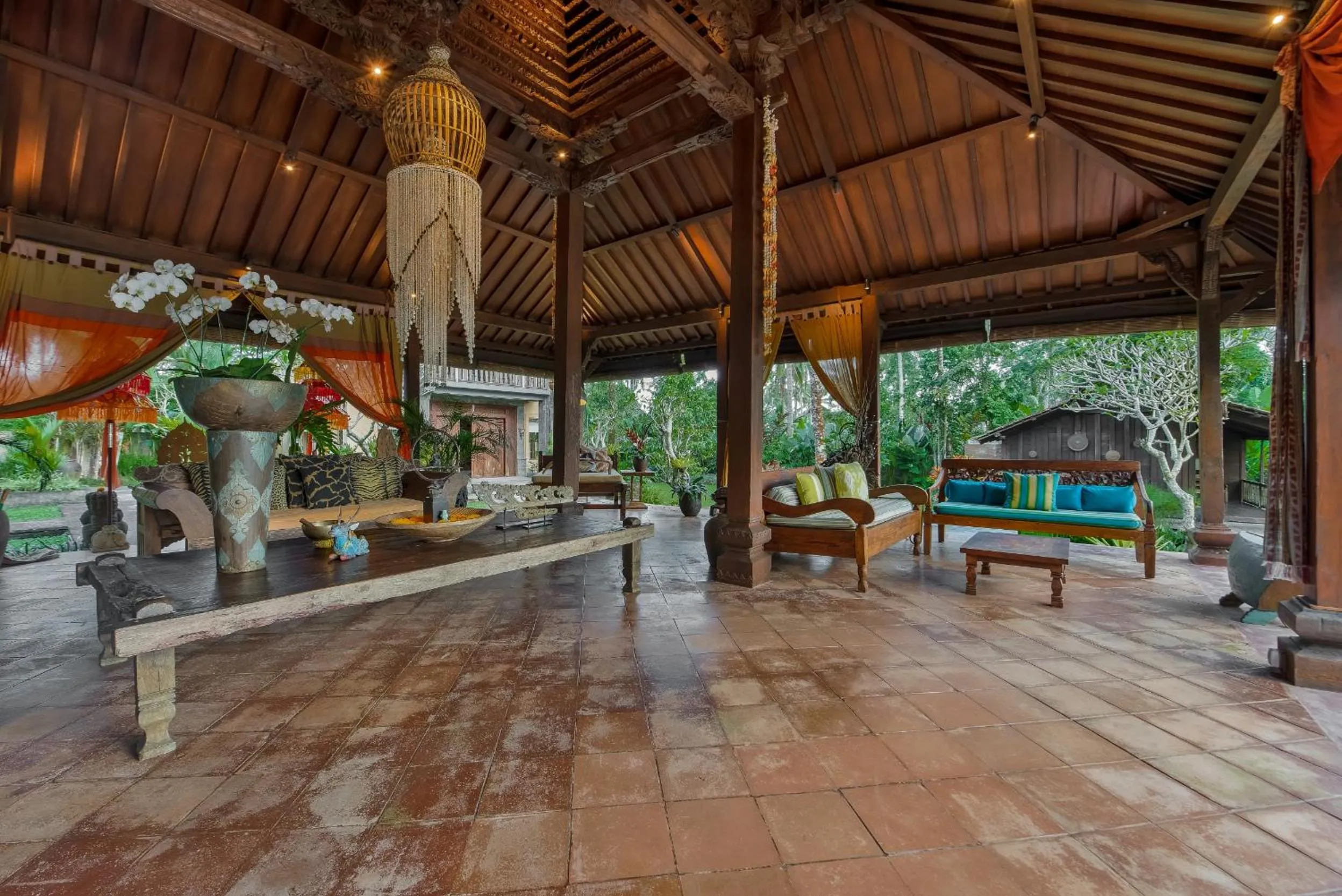 Living room in Villa Bodhi
