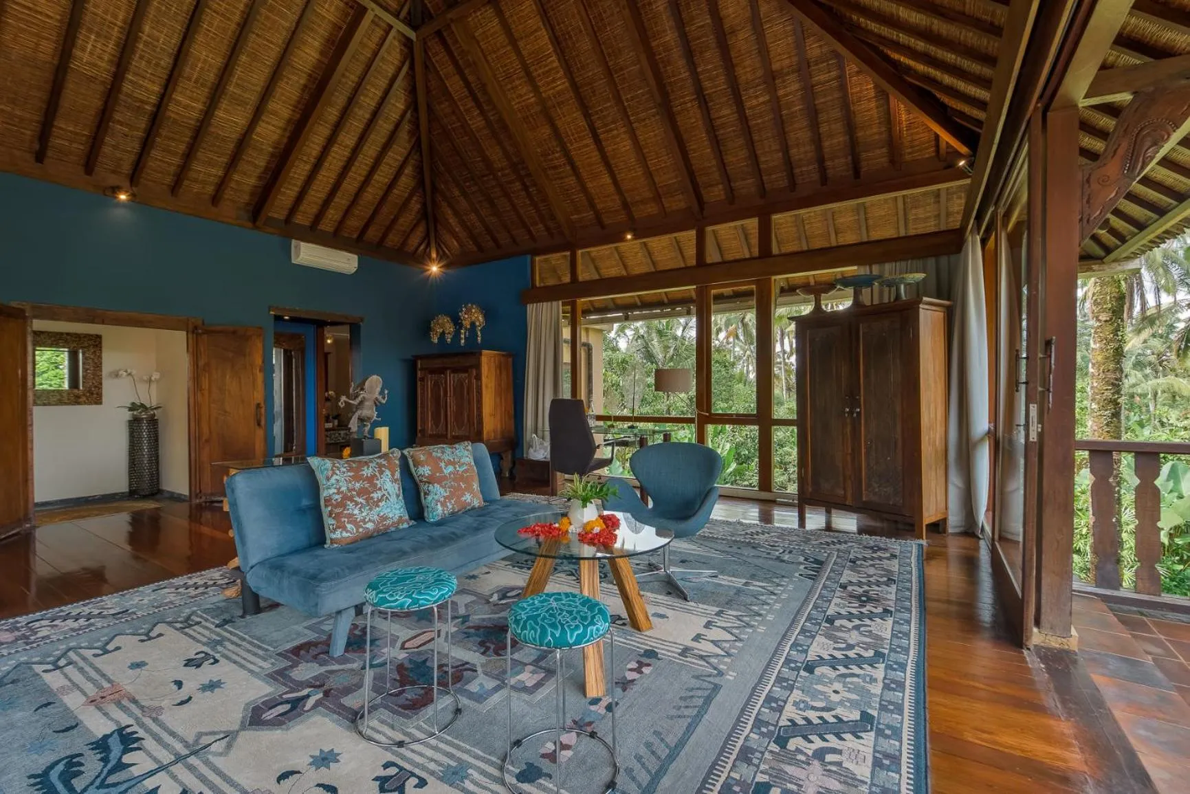 Living room in Villa Bodhi