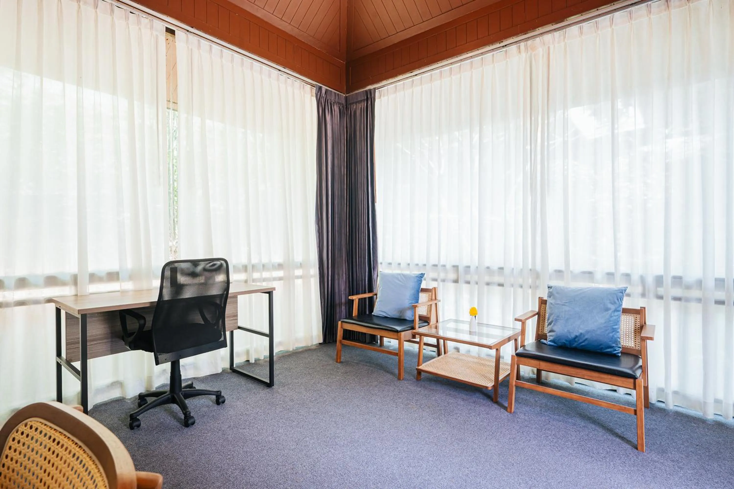 Seating area in Thai Modern Resort & Spa "Newly Renovated"