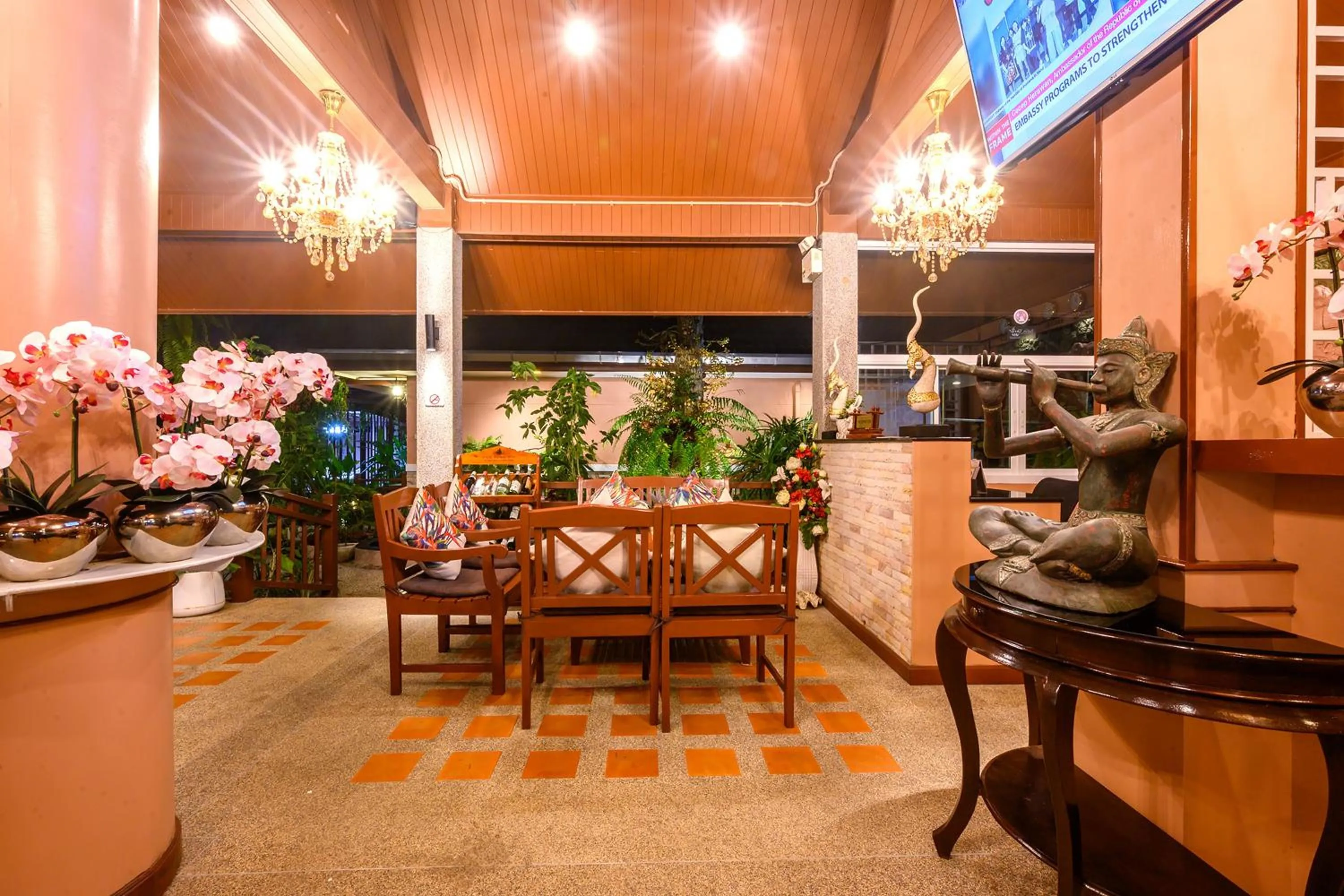 Seating area in Thai Modern Resort & Spa "Newly Renovated"