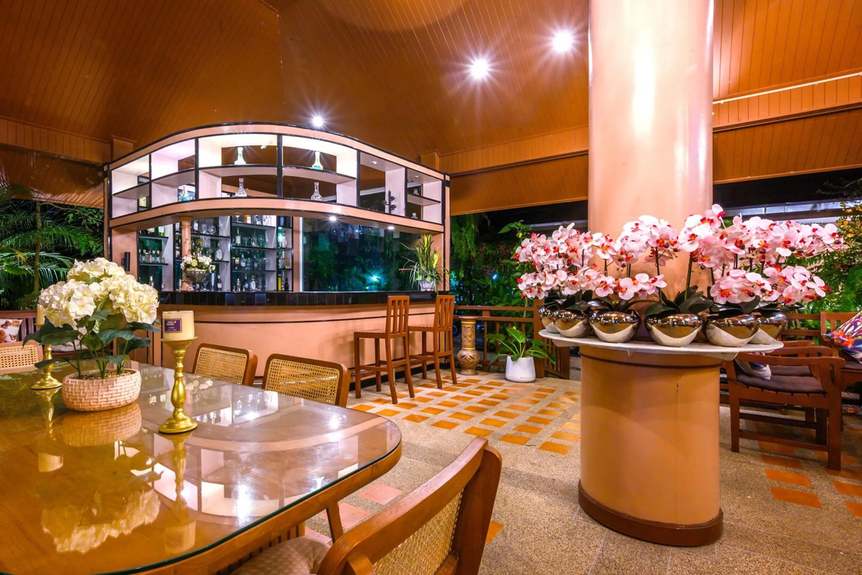 Seating area in Thai Modern Resort & Spa "Newly Renovated"