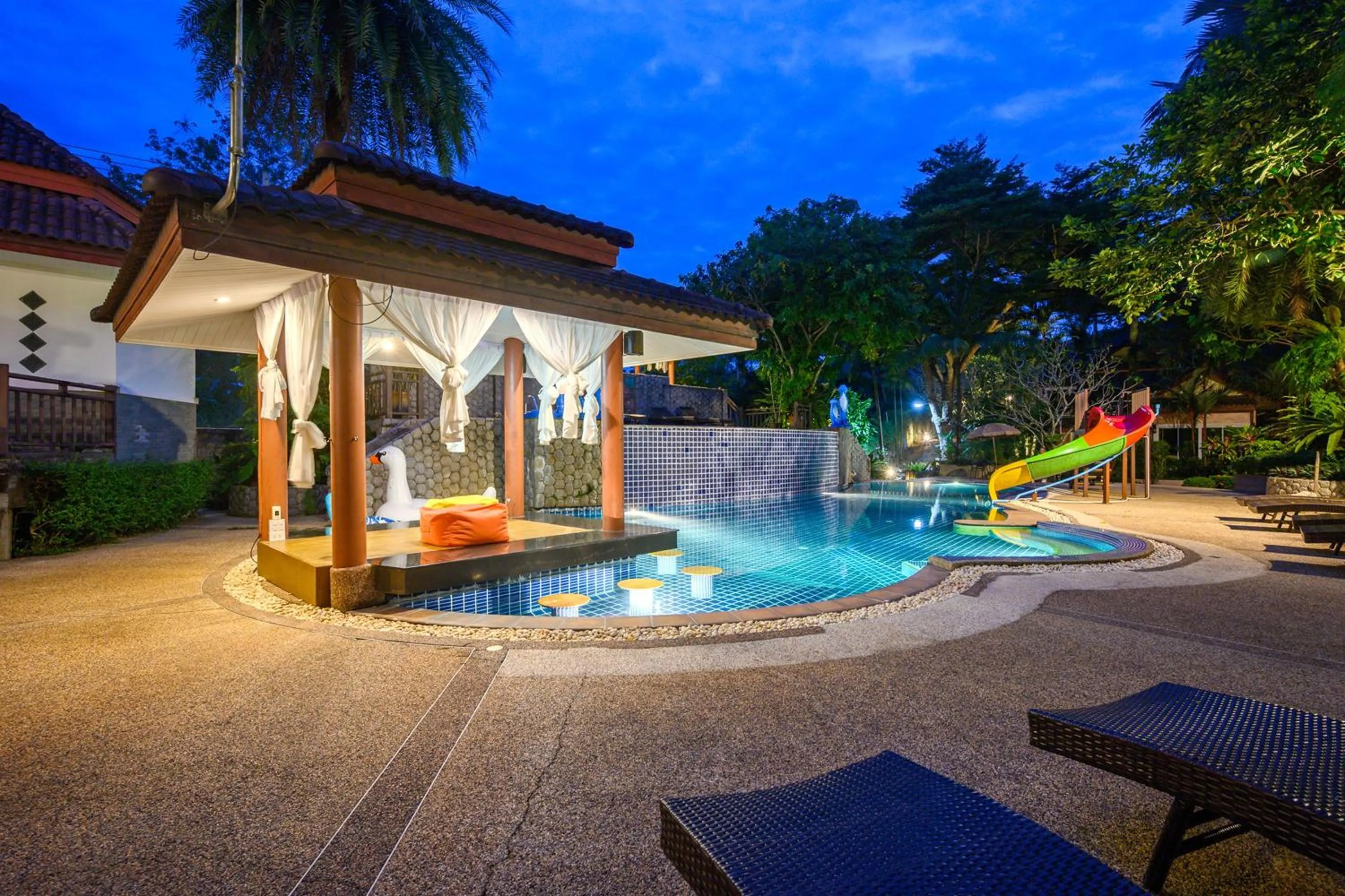 Swimming pool in Thai Modern Resort & Spa "Newly Renovated"