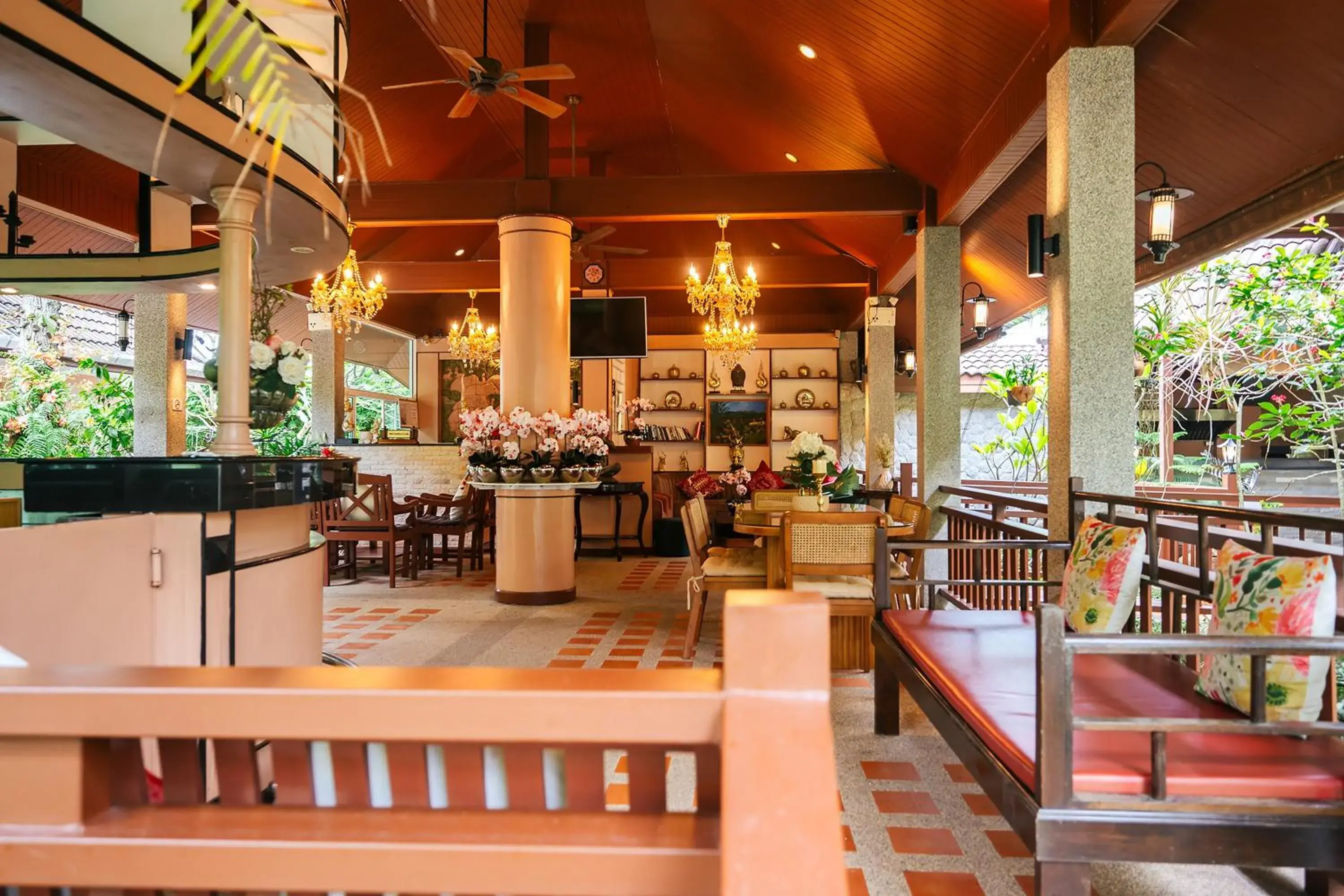 Lobby or reception in Thai Modern Resort & Spa "Newly Renovated" Lobby or reception in Thai Modern Resort & Spa "Newly Renovated"