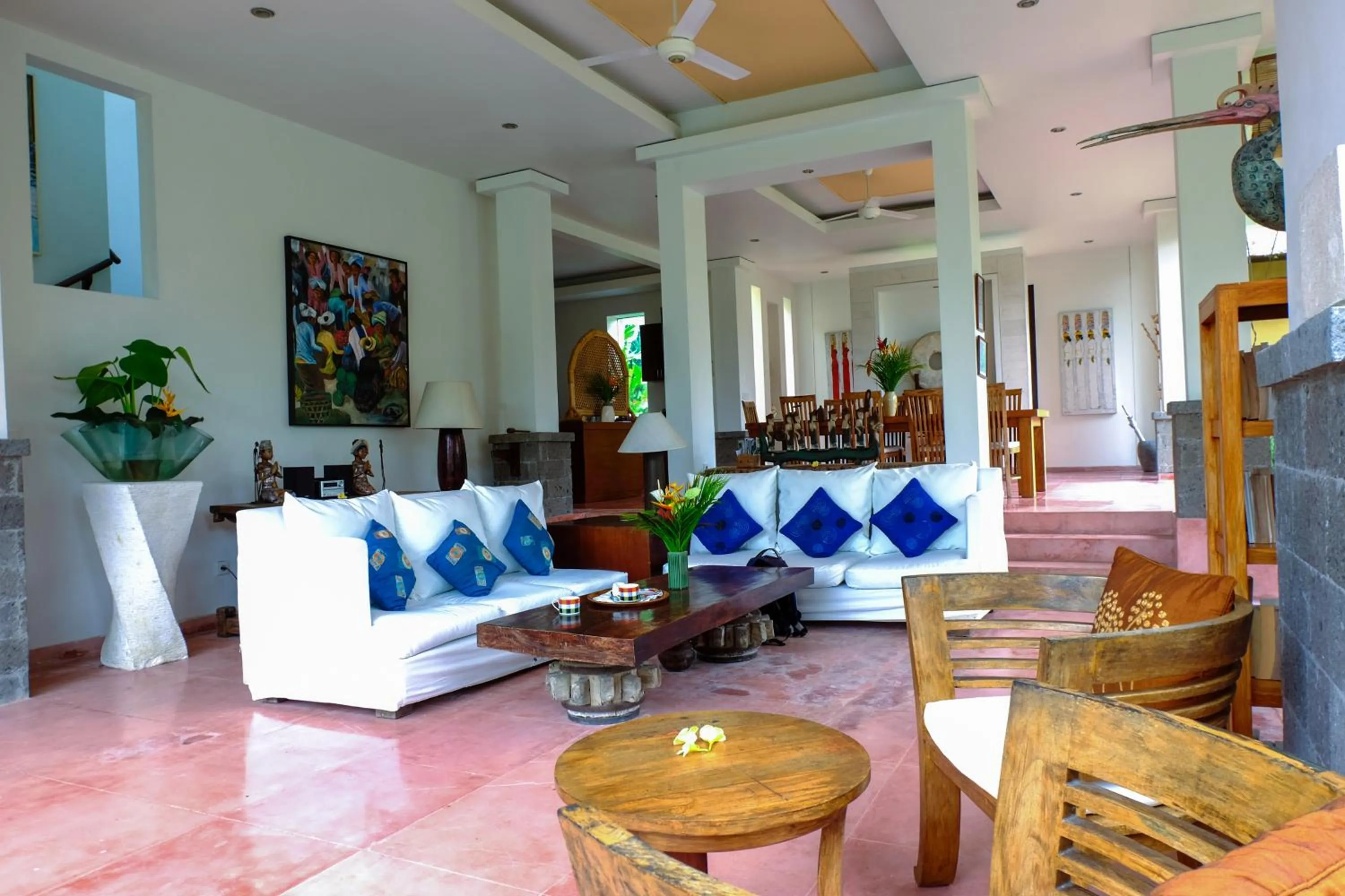 Library in Villa Sebali