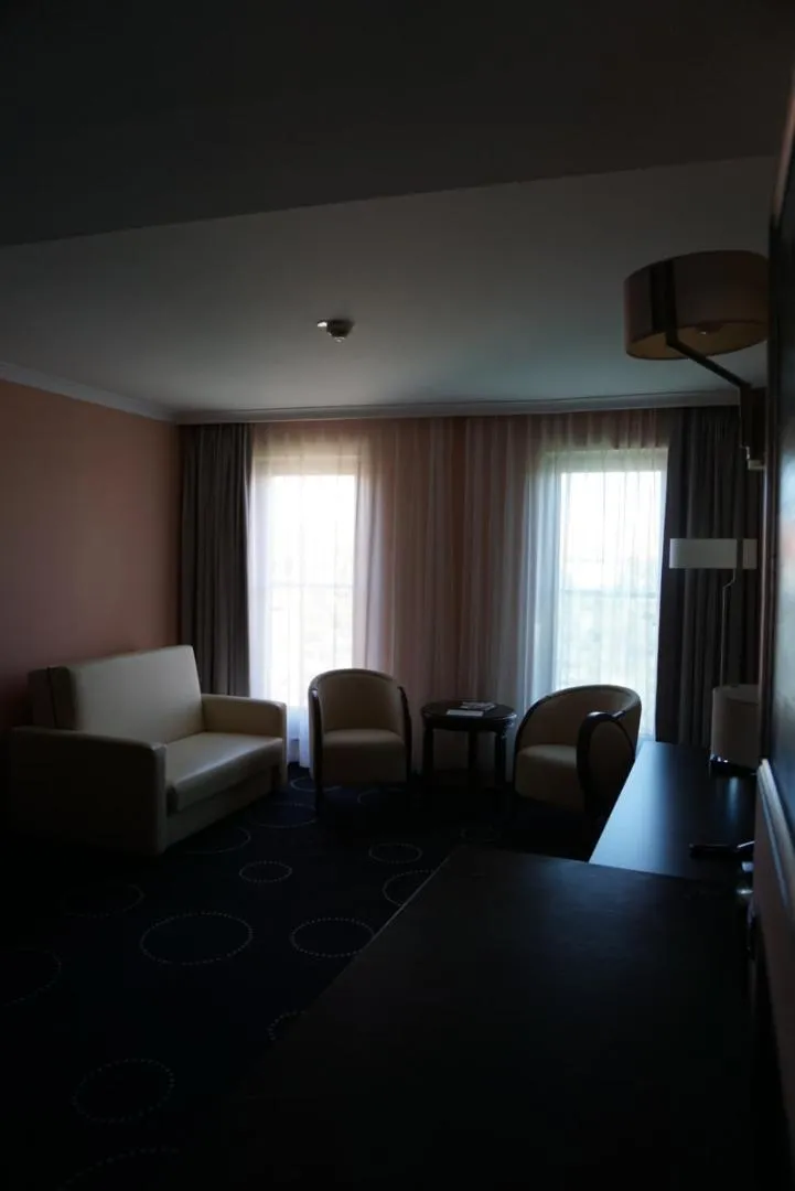 TV and multimedia, Bed in Hotel Admirał