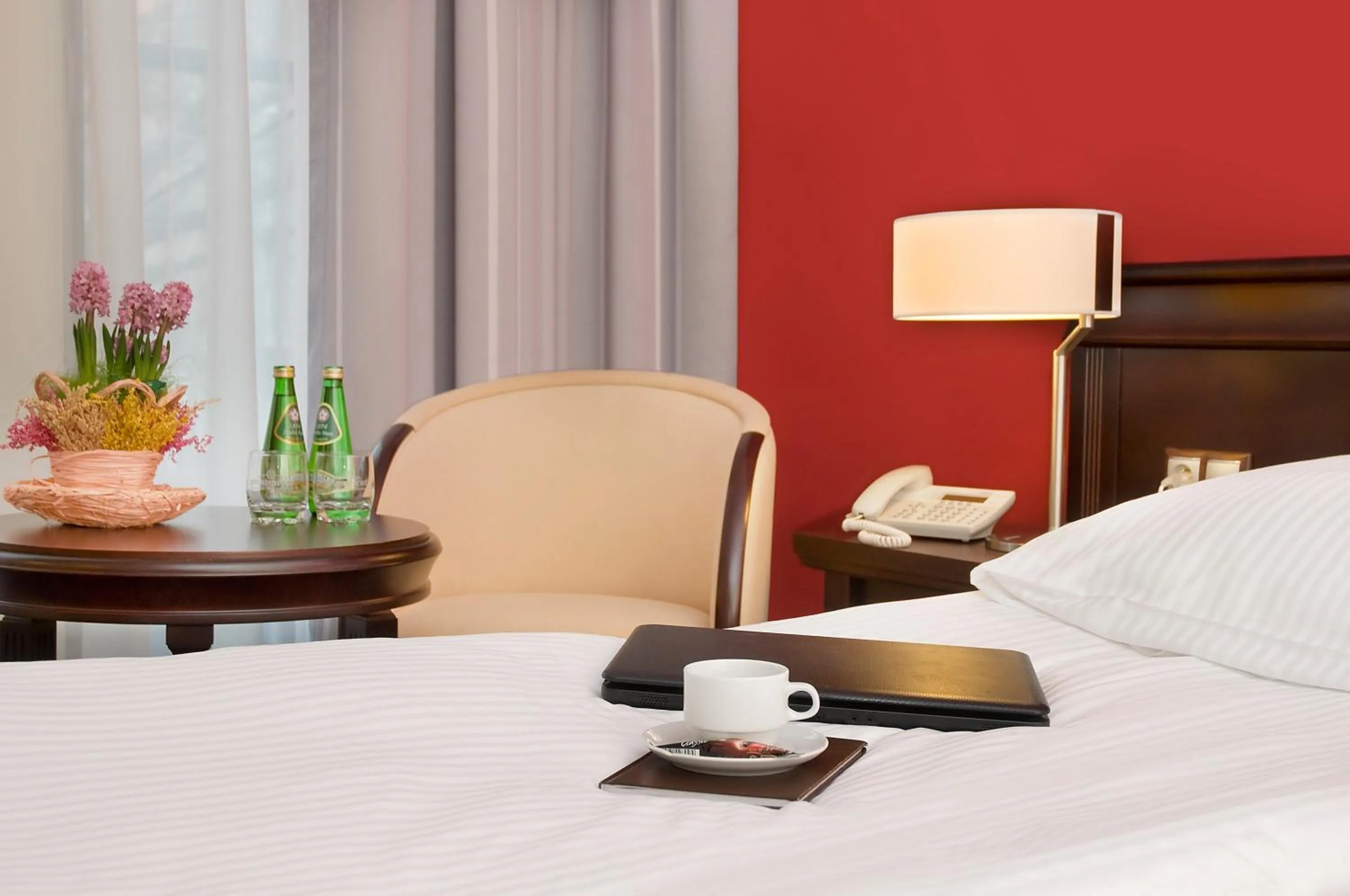 Decorative detail, Bed in Hotel Admirał