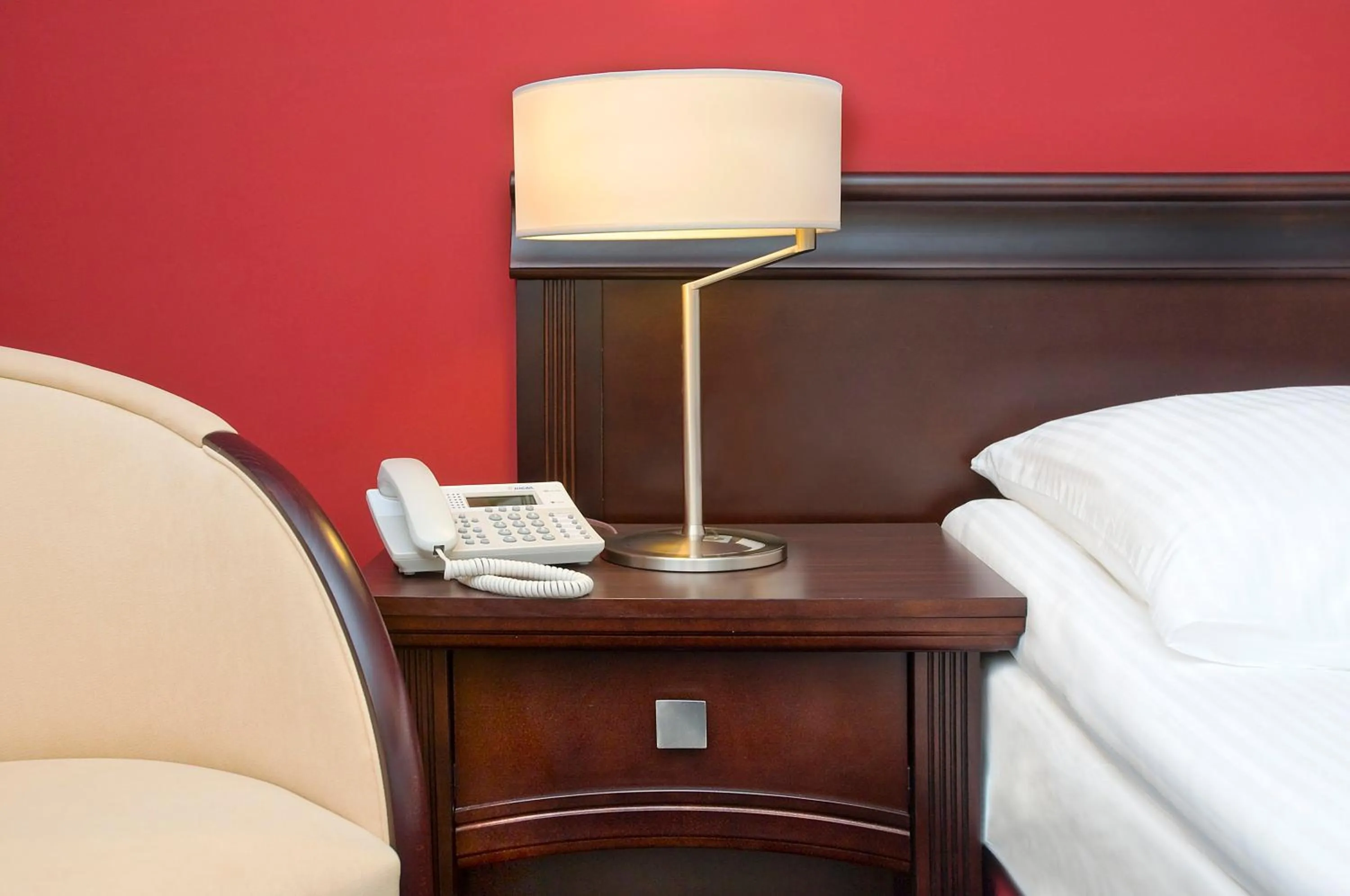 Decorative detail, Bed in Hotel Admirał