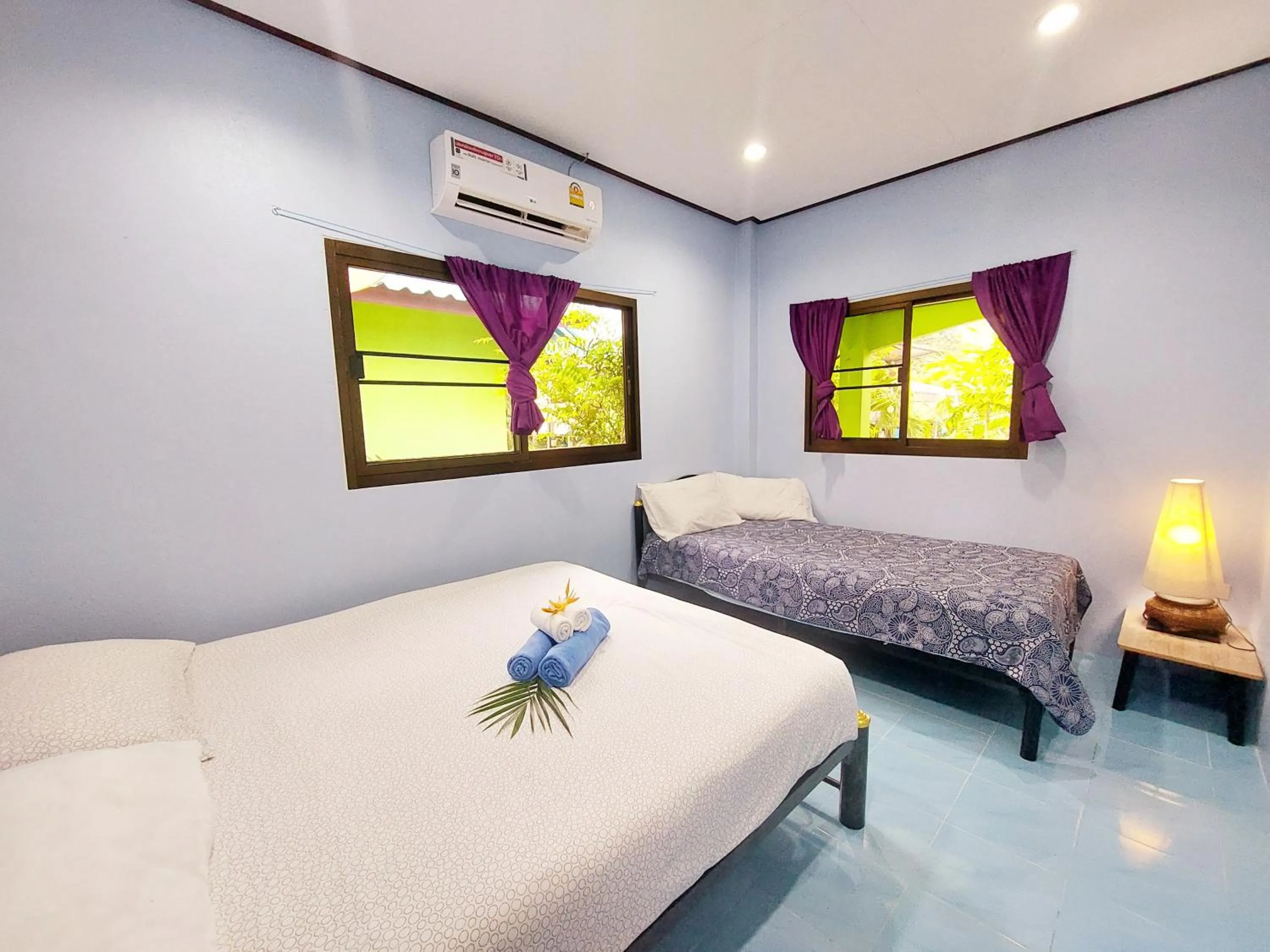 Bedroom, Bed in Papaya Cottage Koh Chang
