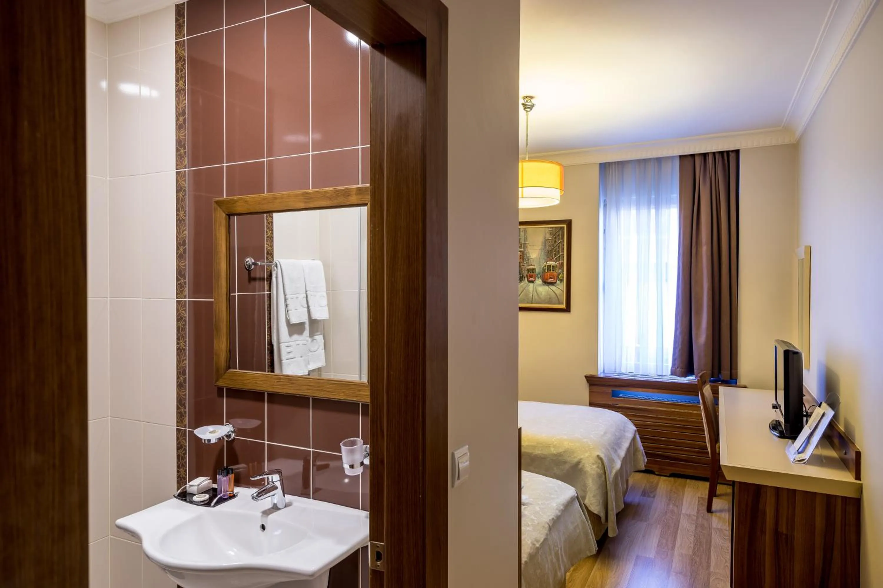 Bed in My Rose Hotel