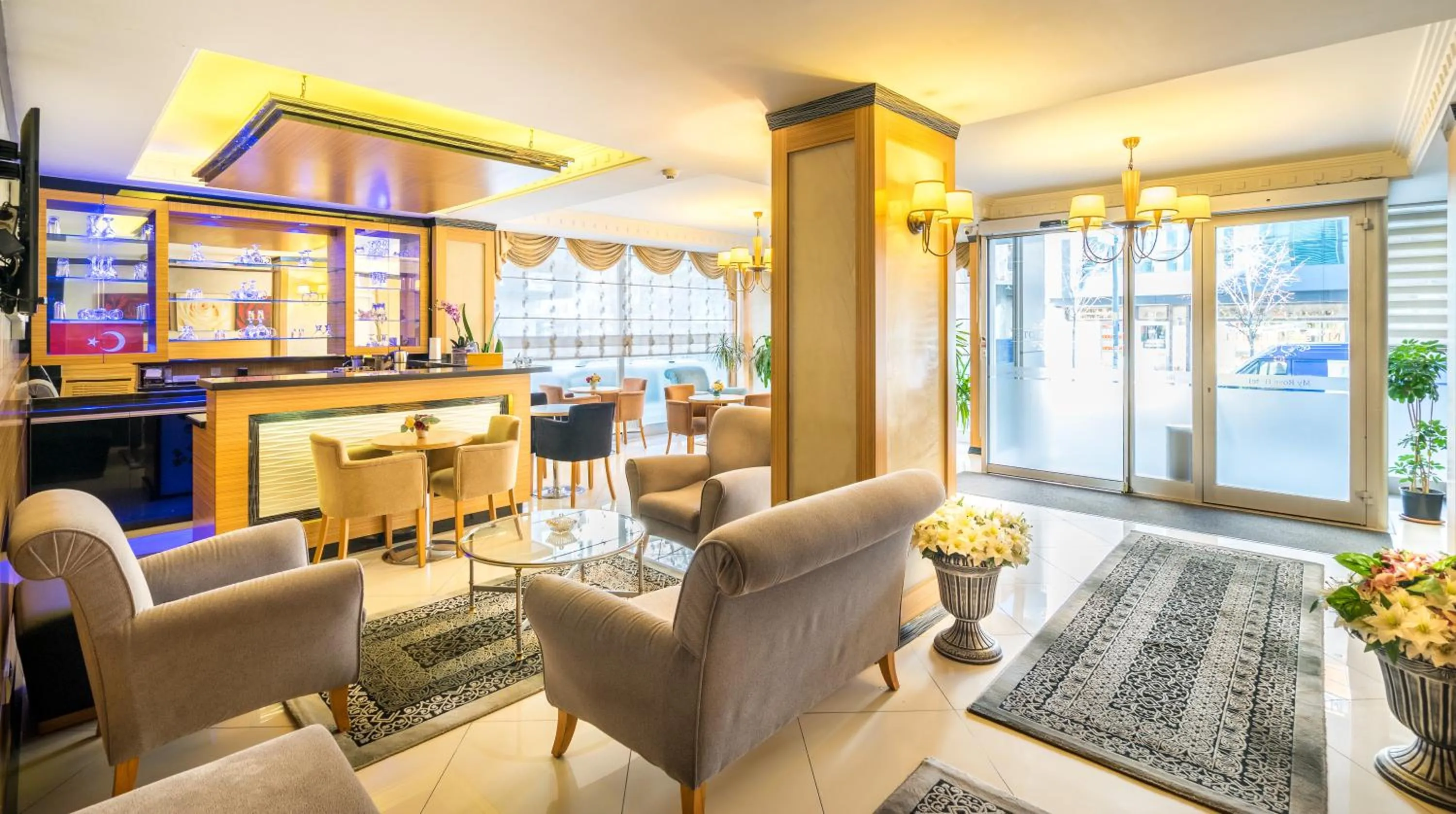 Seating area in My Rose Hotel