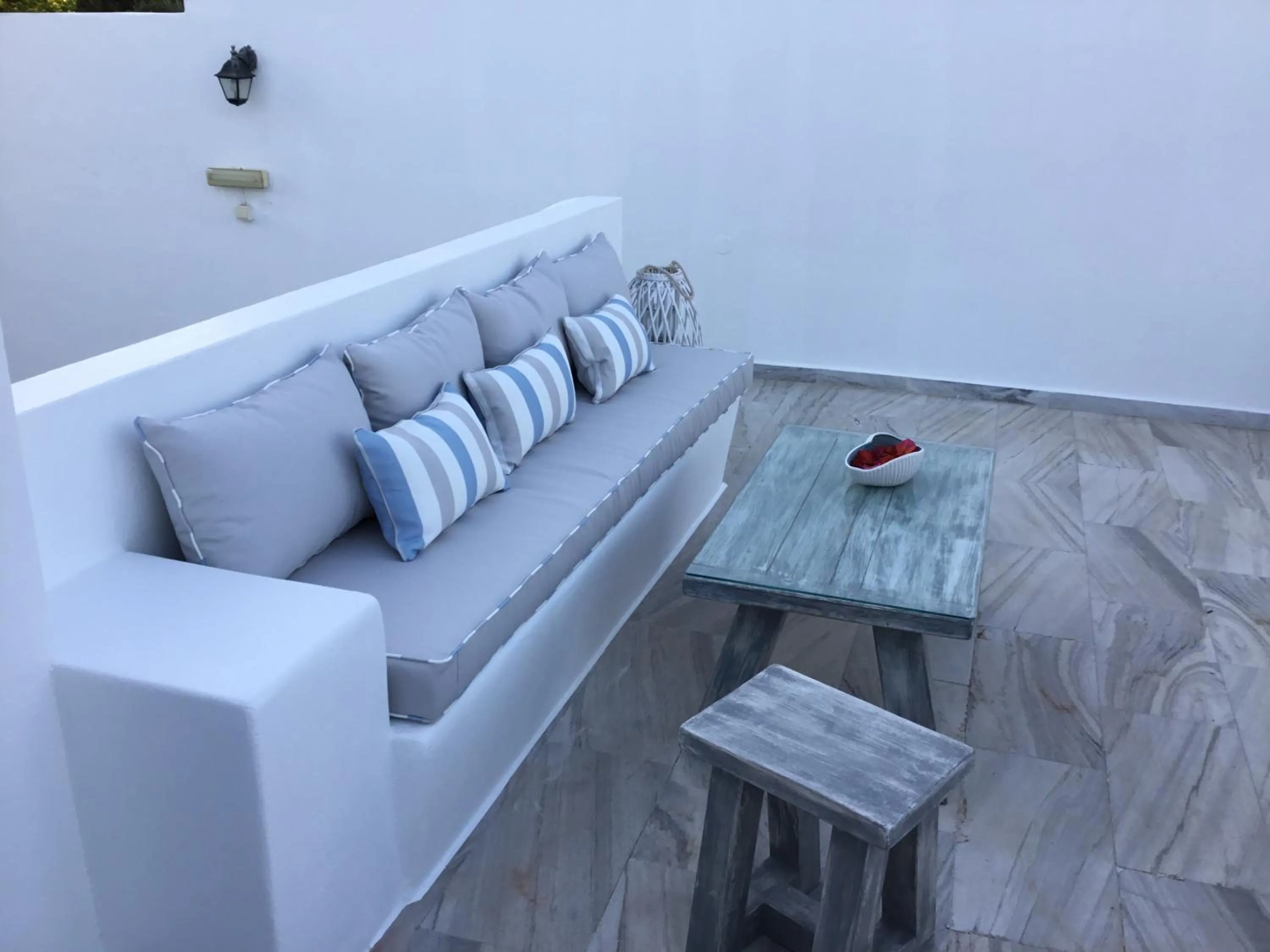 Seating area in Marioly Studios