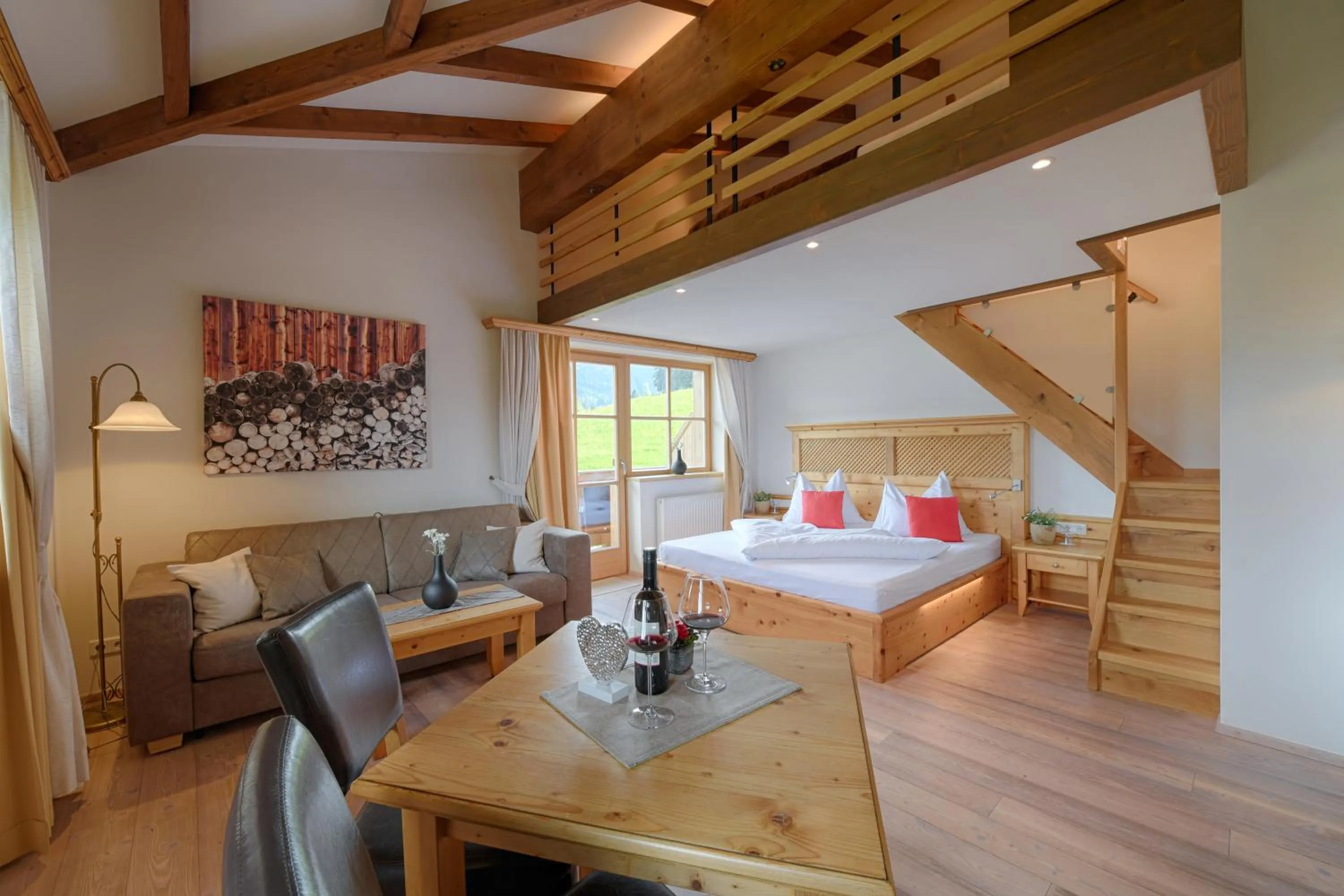 Photo of the whole room, Bed in Hotel und Alpen Apartments - Bürglhöh