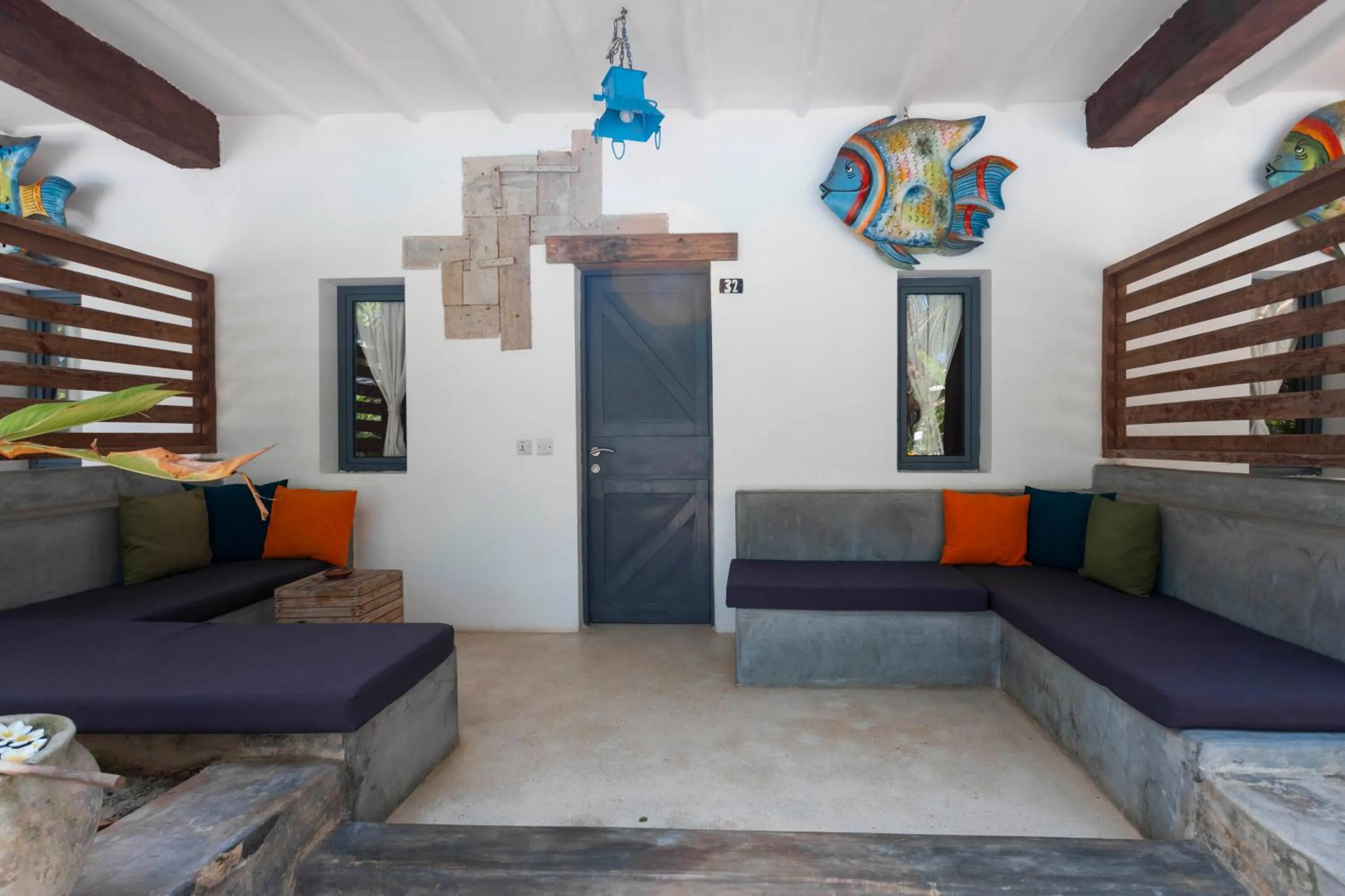 Seating area in Fun Beach Hotel