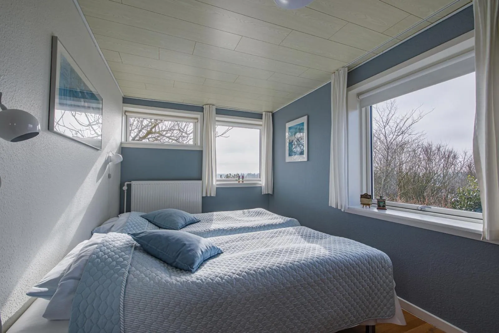 Bedroom, Bed in Hotel Højgaarden