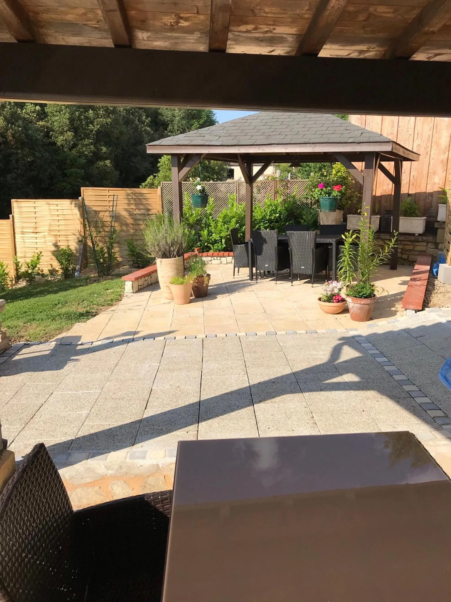 Garden in Domaine Lacoste