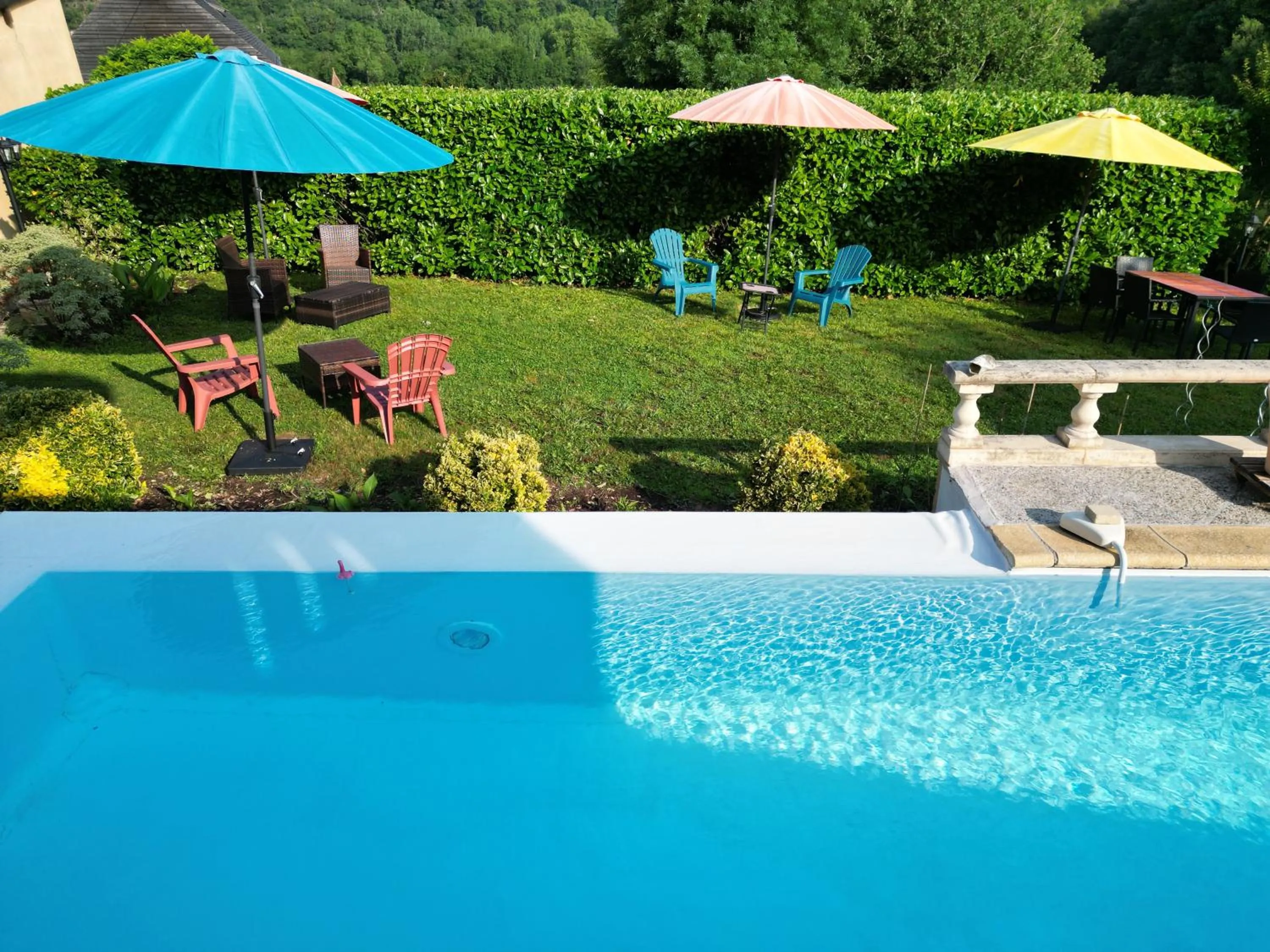 Garden in Domaine Lacoste