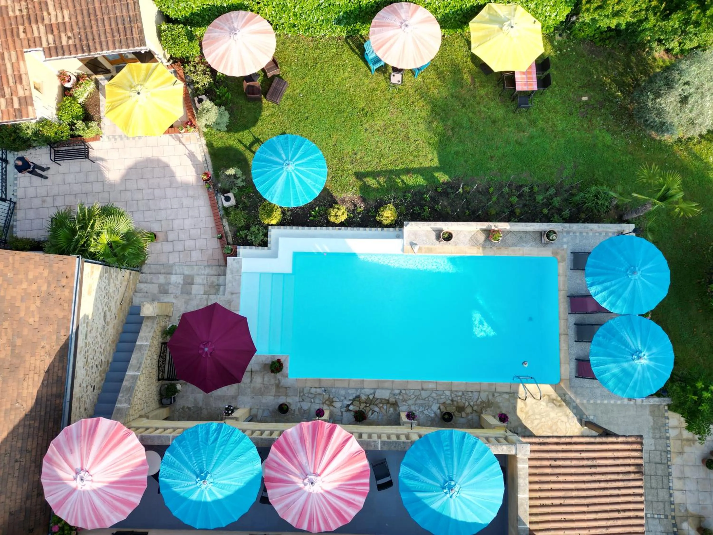 Garden in Domaine Lacoste
