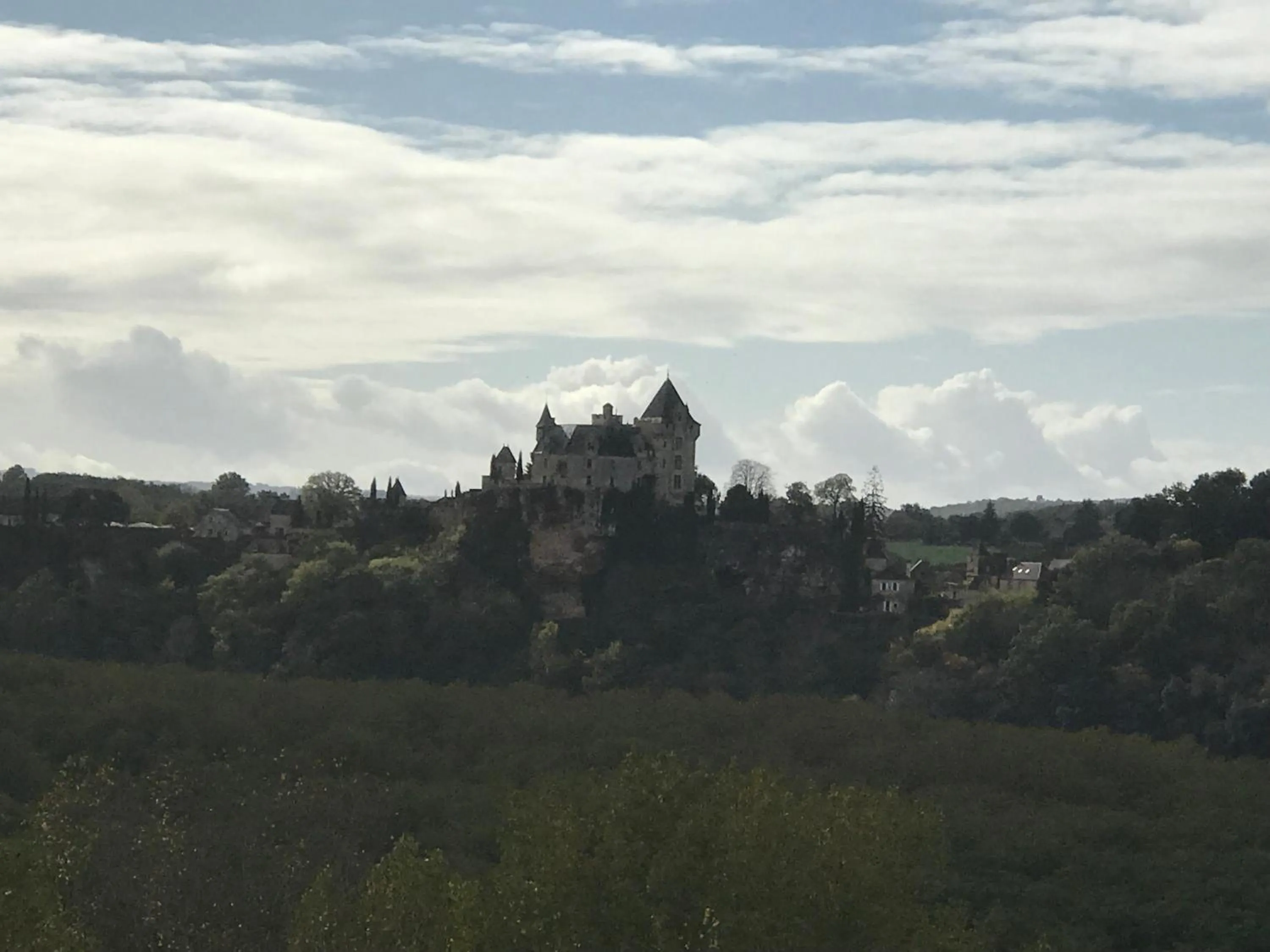 Landmark view in Domaine Lacoste