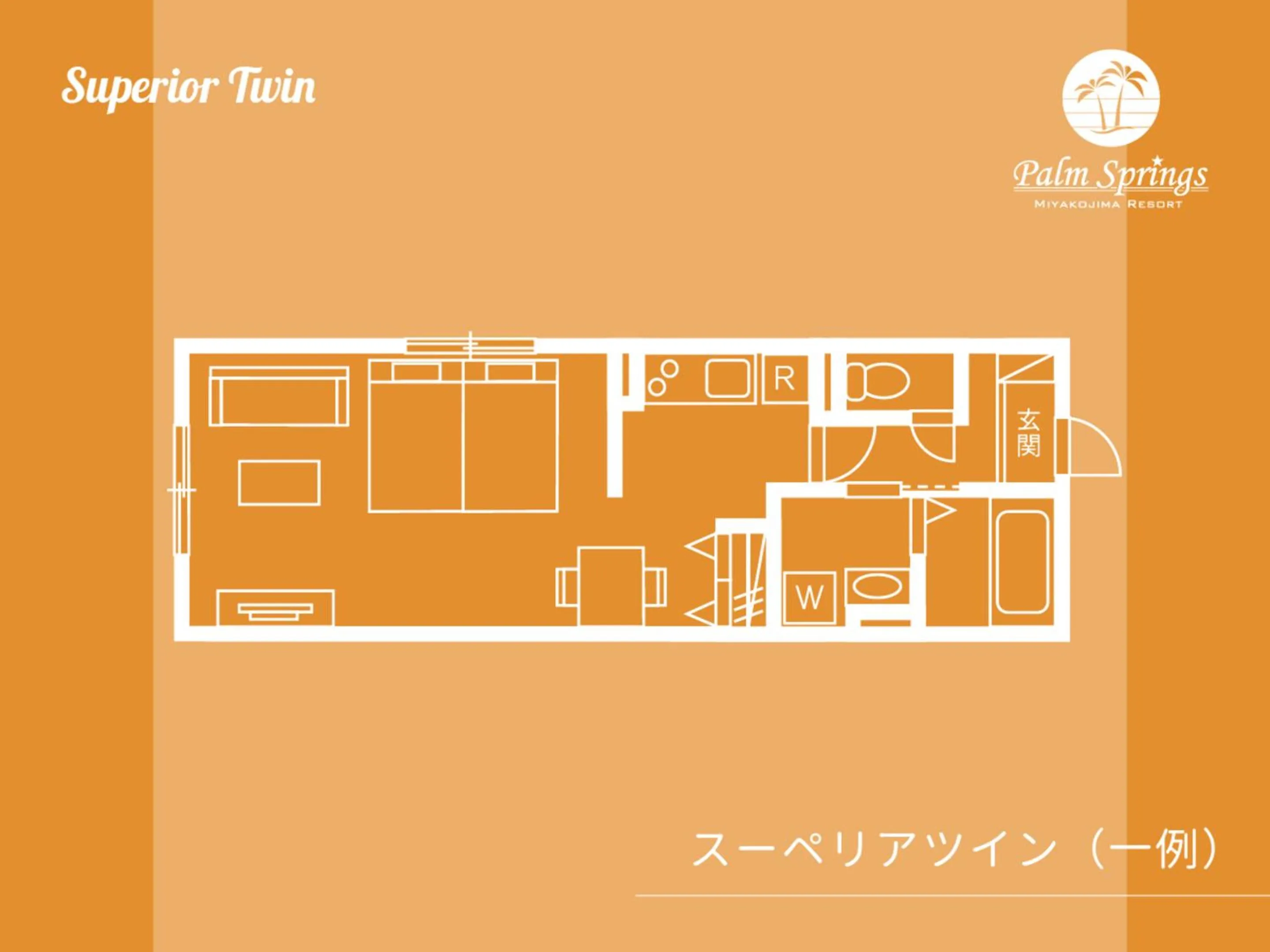Floor plan in Palm Springs Miyakojima Resort