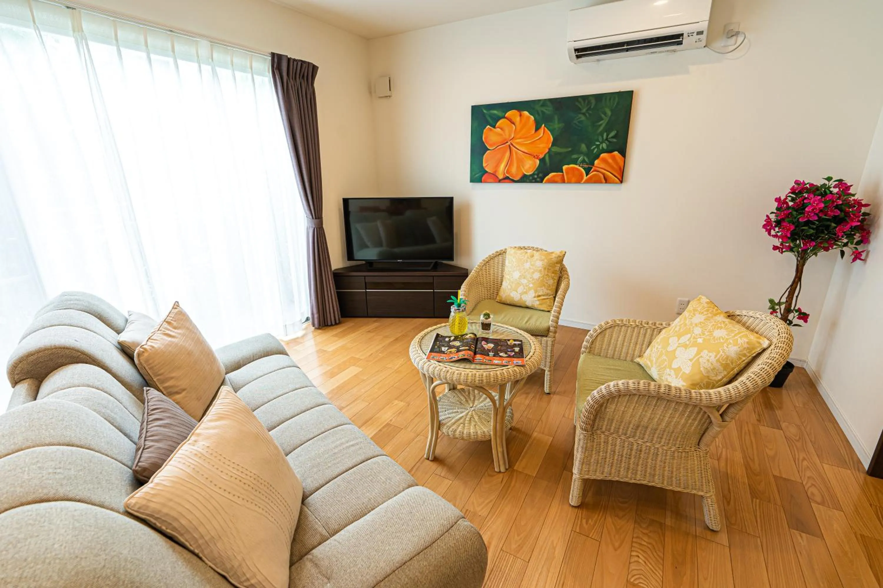 Living room in Palm Springs Miyakojima Resort