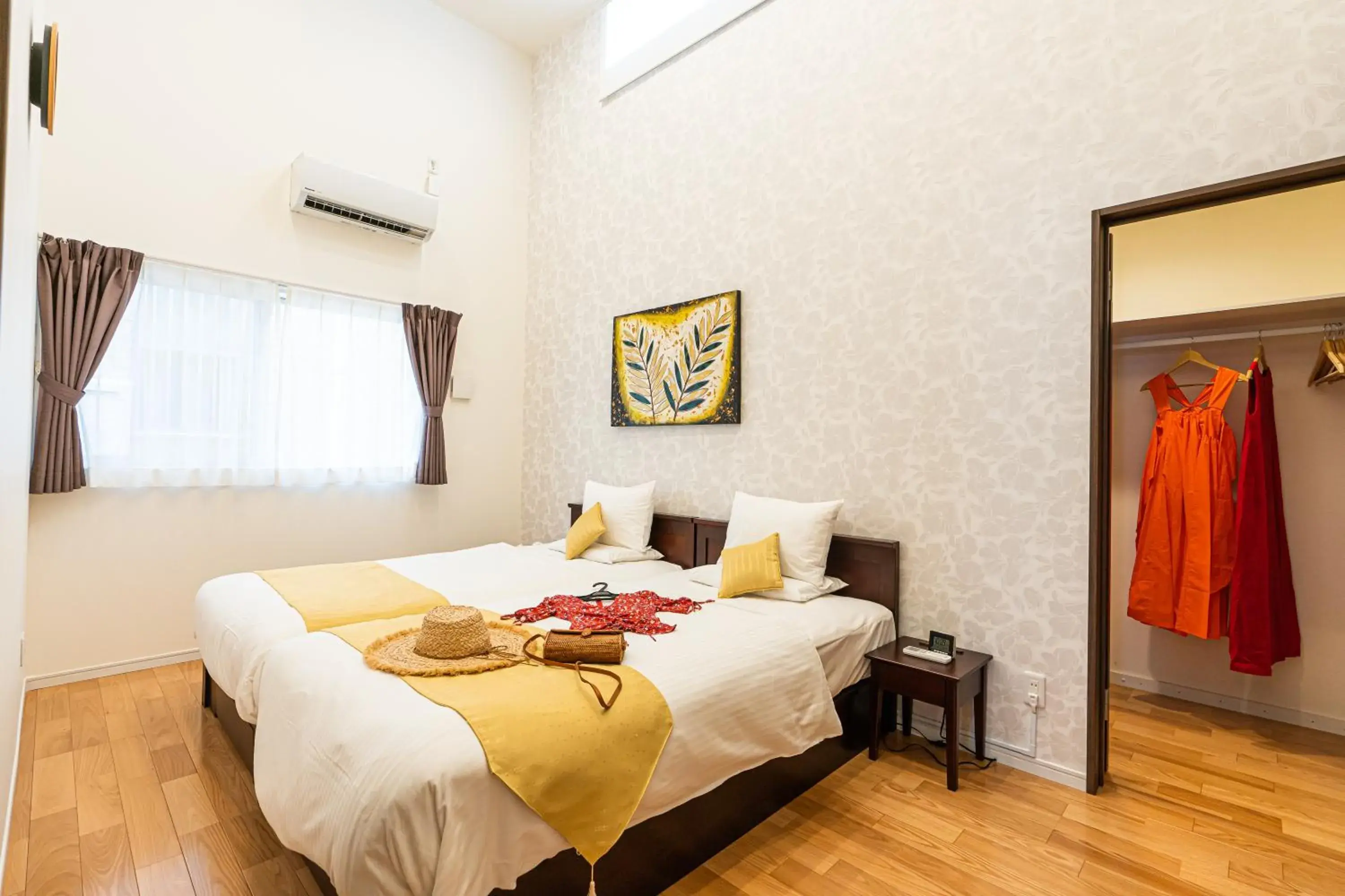 Bed in Palm Springs Miyakojima Resort Bed in Palm Springs Miyakojima Resort