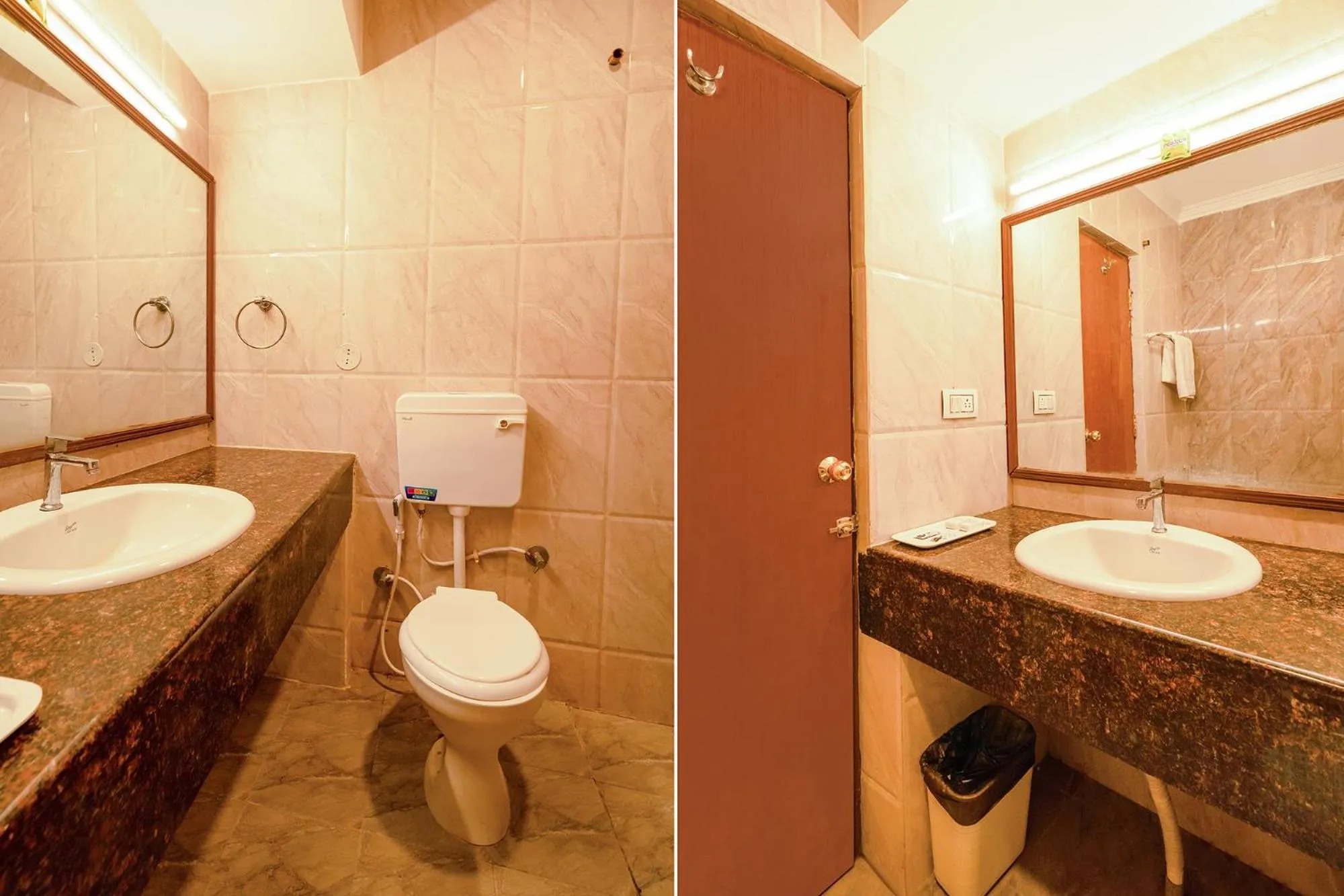 Bathroom in FabHotel Royale Basant Residency - Gandhinagar