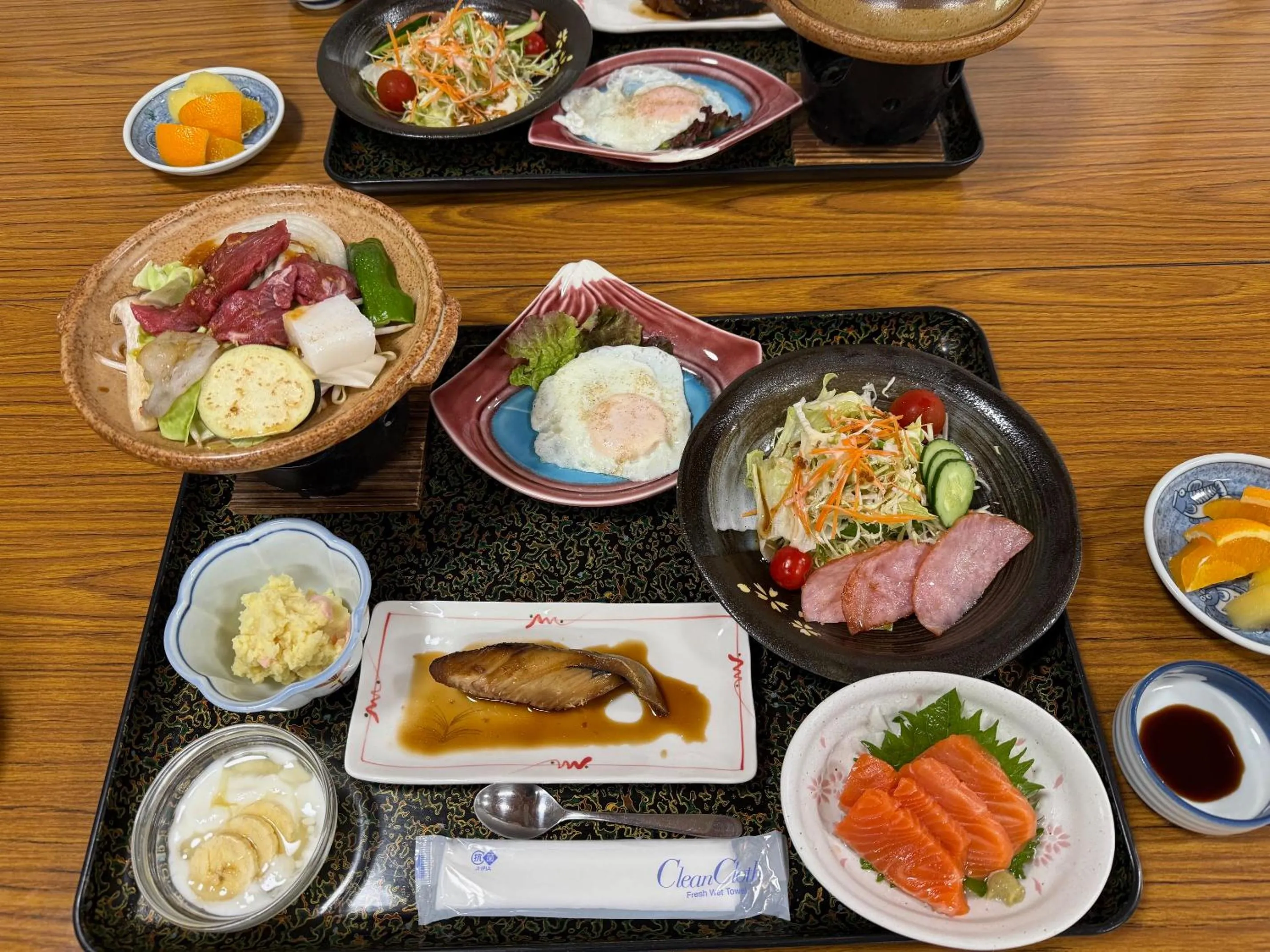 Breakfast in Akaishi Ryokan