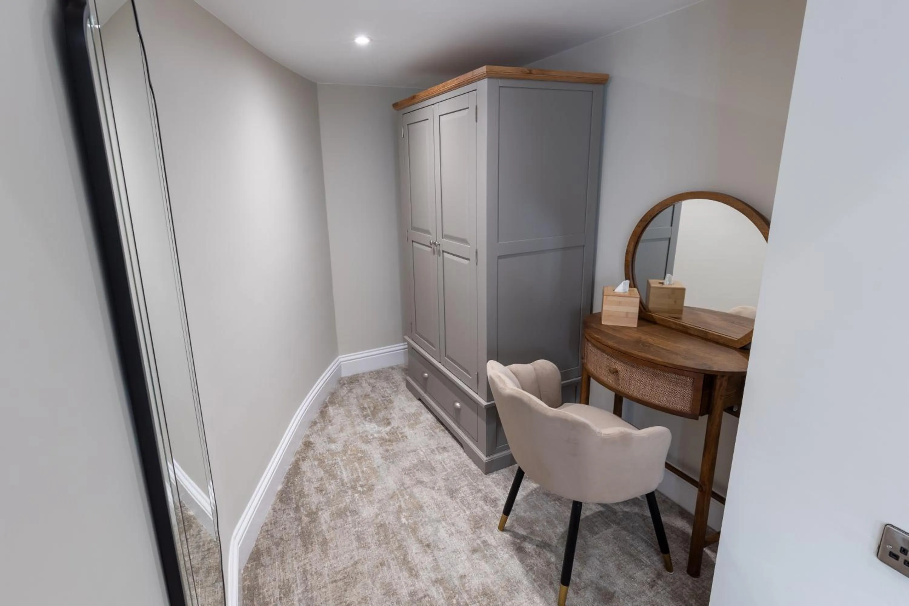 wardrobe in The Resolution Hotel